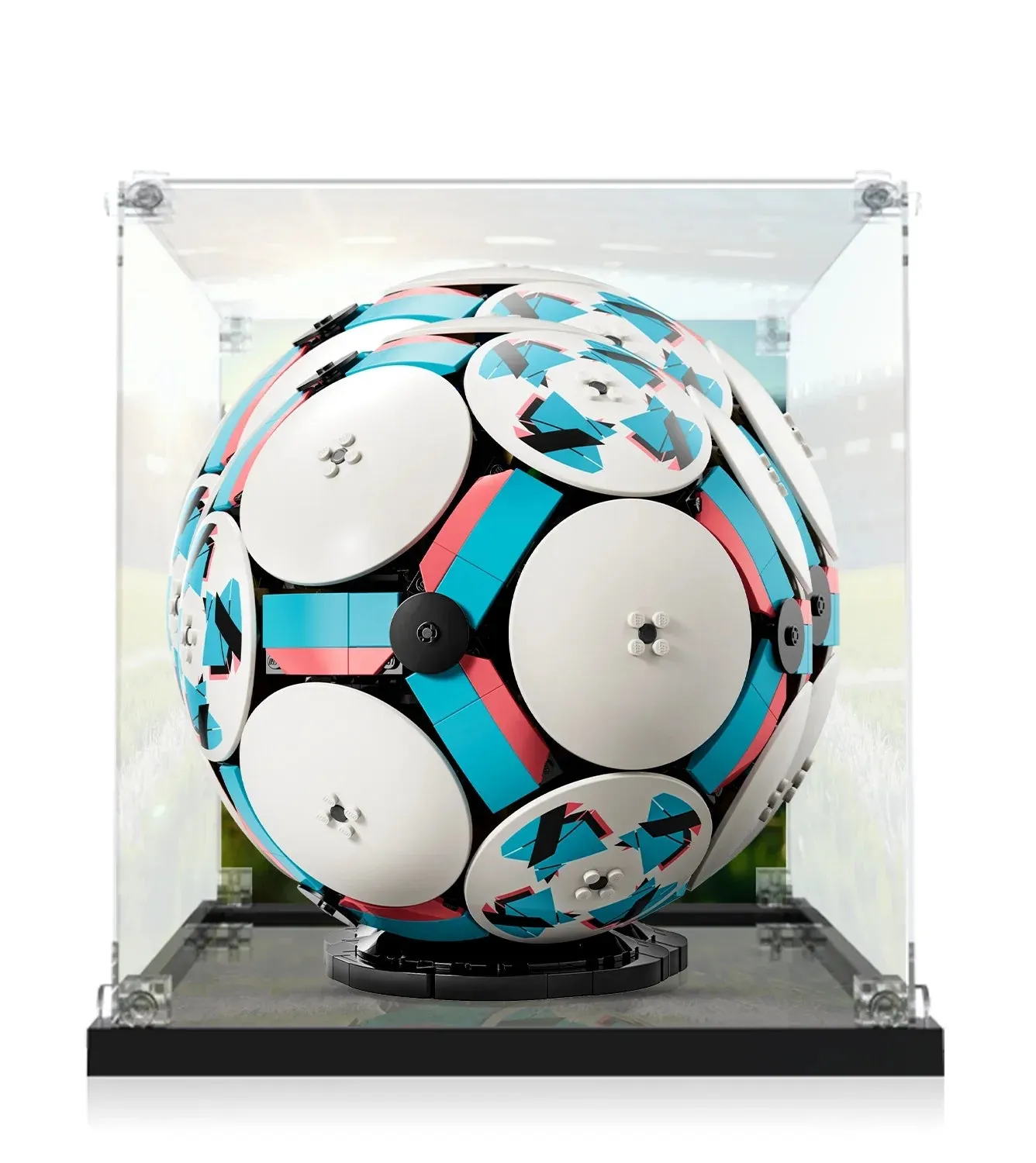 Premium Display Case Compatible with LEGO® Editions Soccer Ball 43019 — 3