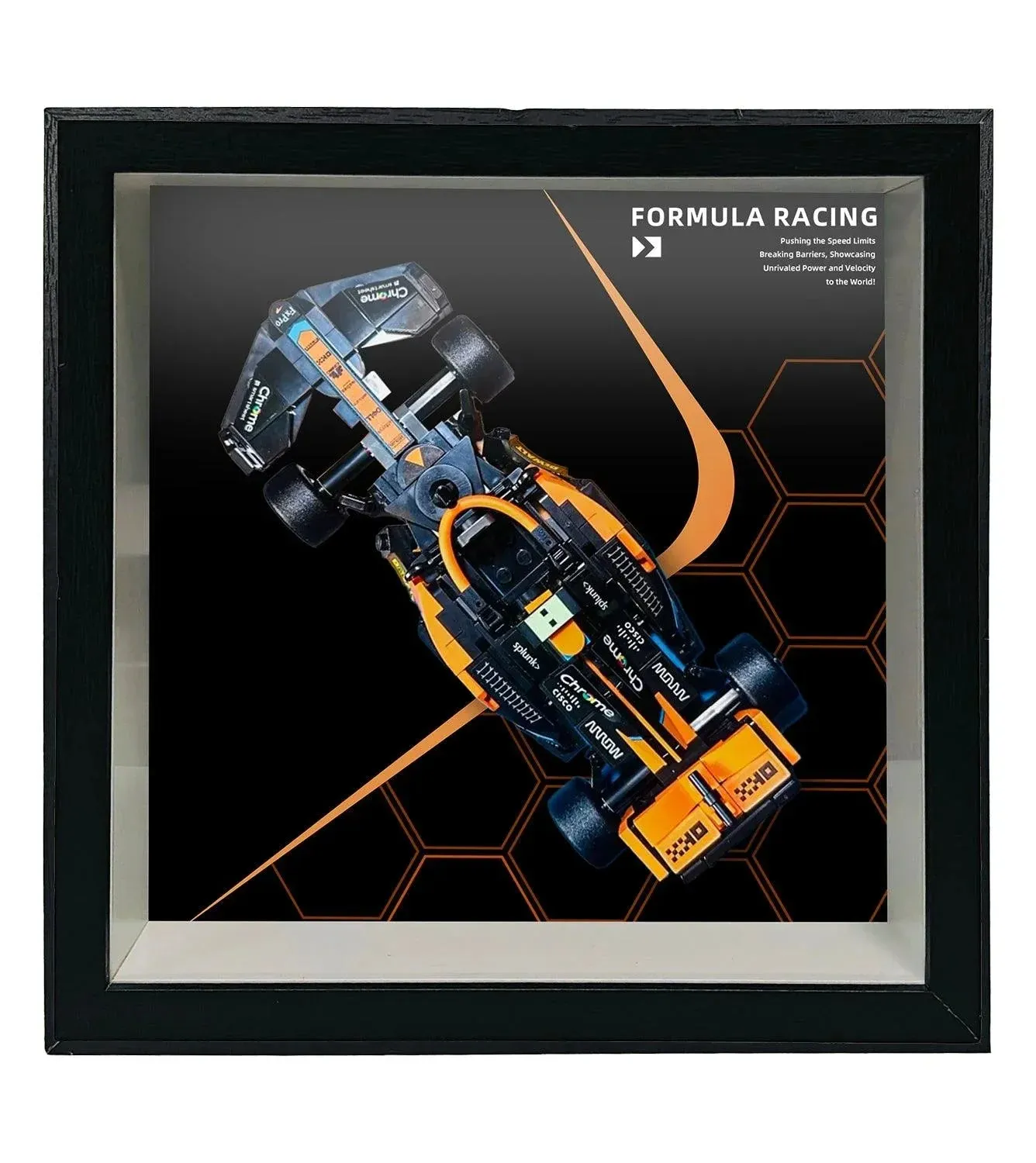 Display Frame for Lego Speed Champions 2023 McLaren Formula 1 Race Car 76919 — 2
