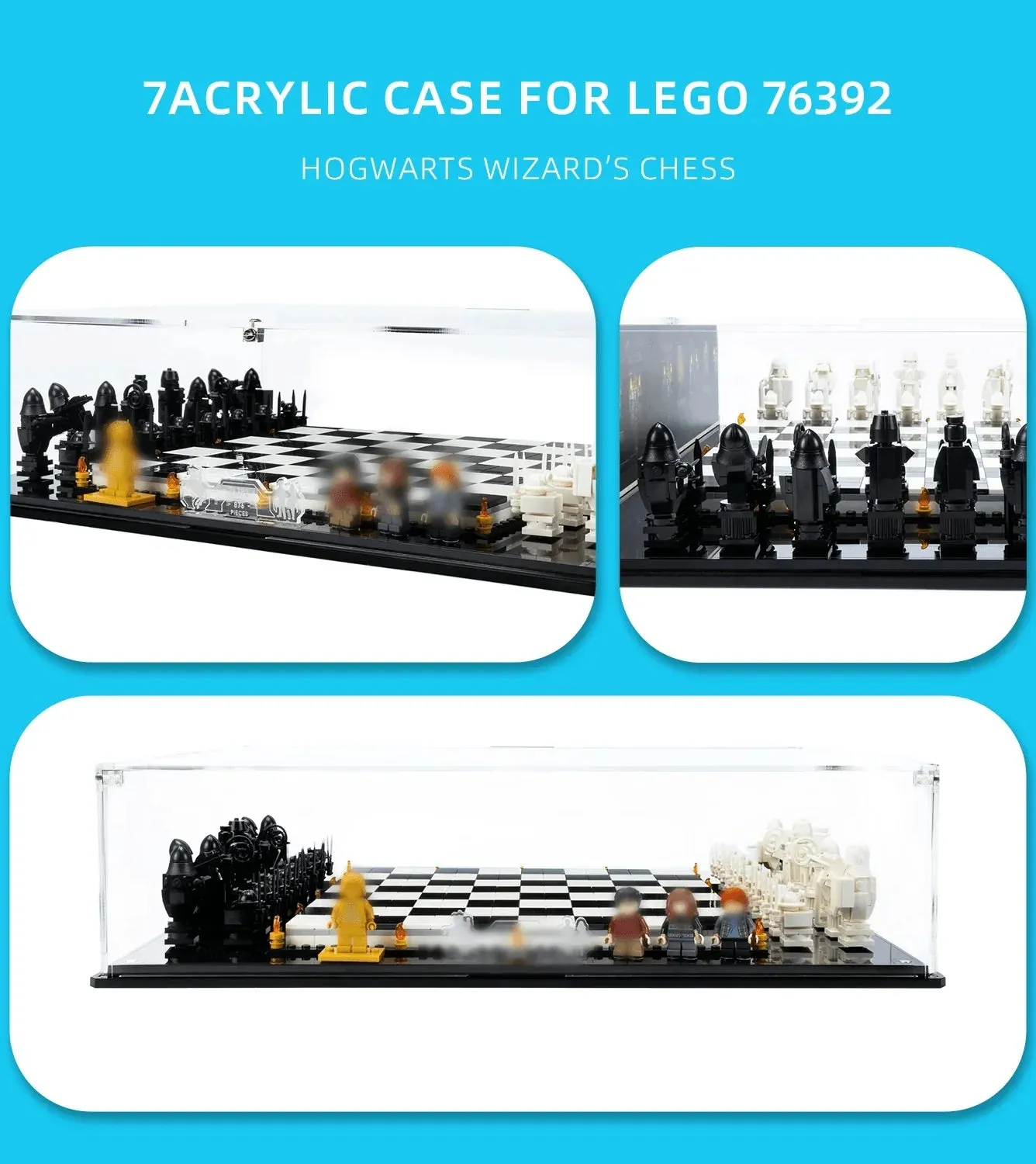 Gablota ekspozycyjna do Lego Hogwarts Wizard's Chess 76392 — 5