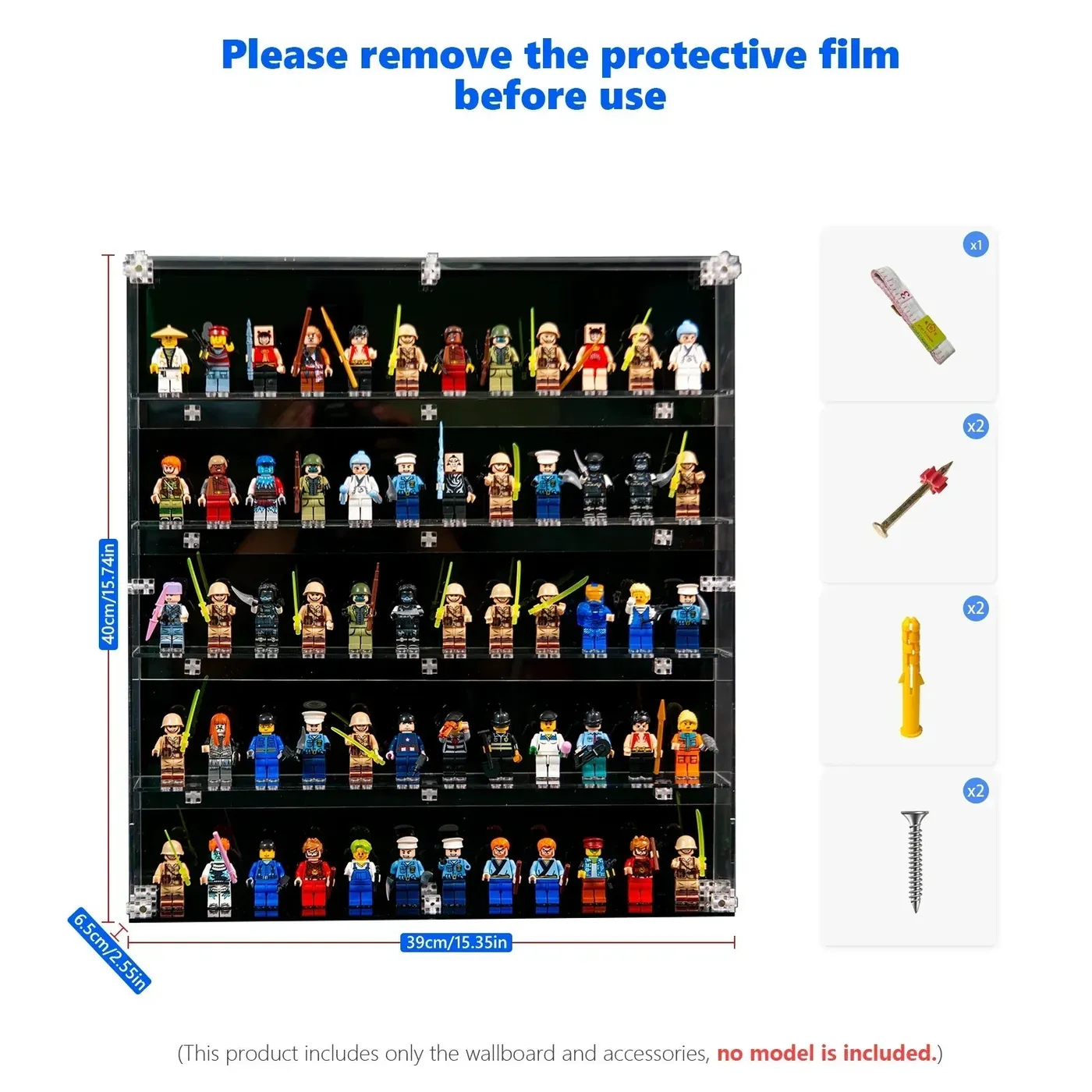 Eksponavimo dėžė minifigūrėlėms – telpa iki 60 figūrėlių — 3
