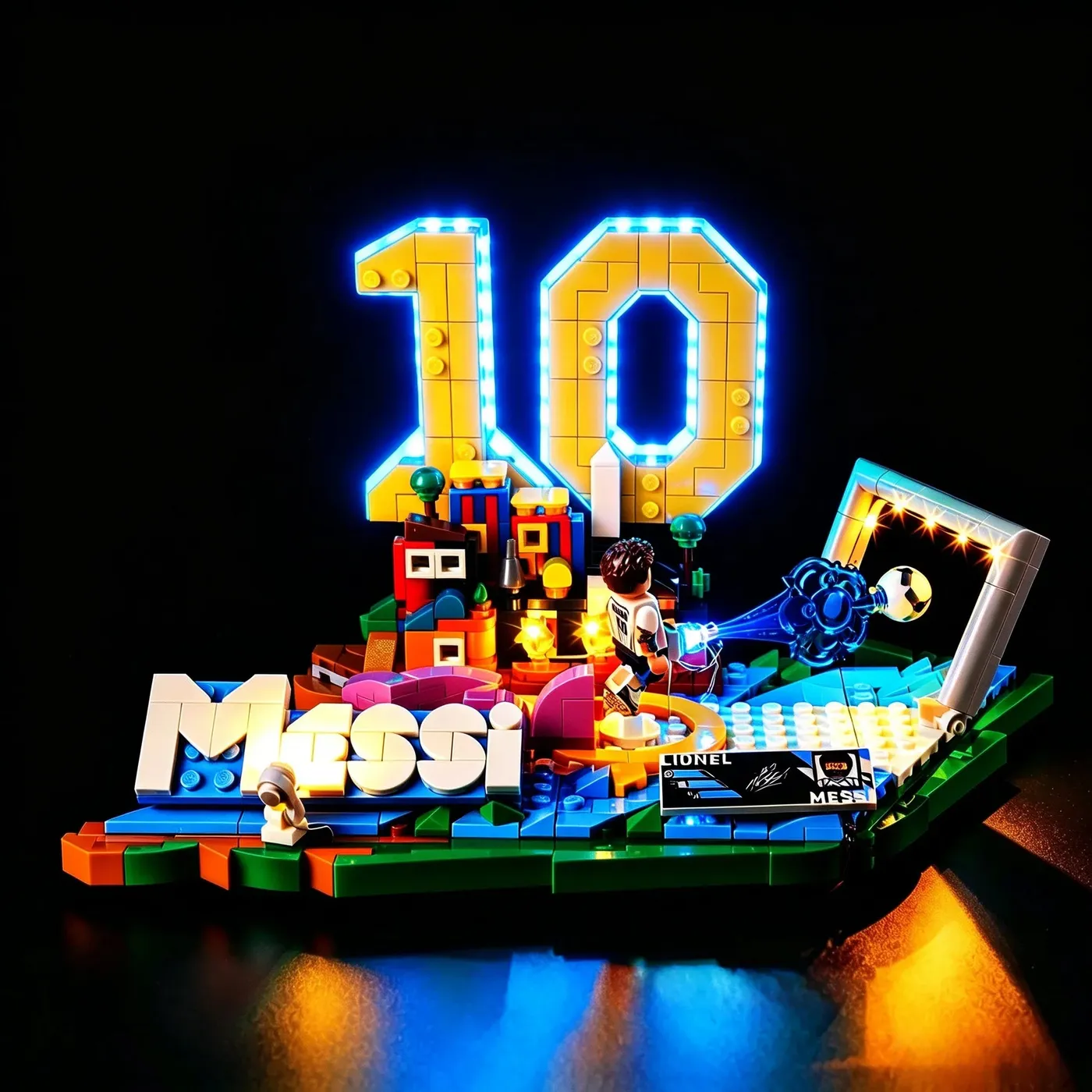 Premium Light Kit Compatible with LEGO® Editions Lionel Messi – Soccer Highlights 43011 — 9