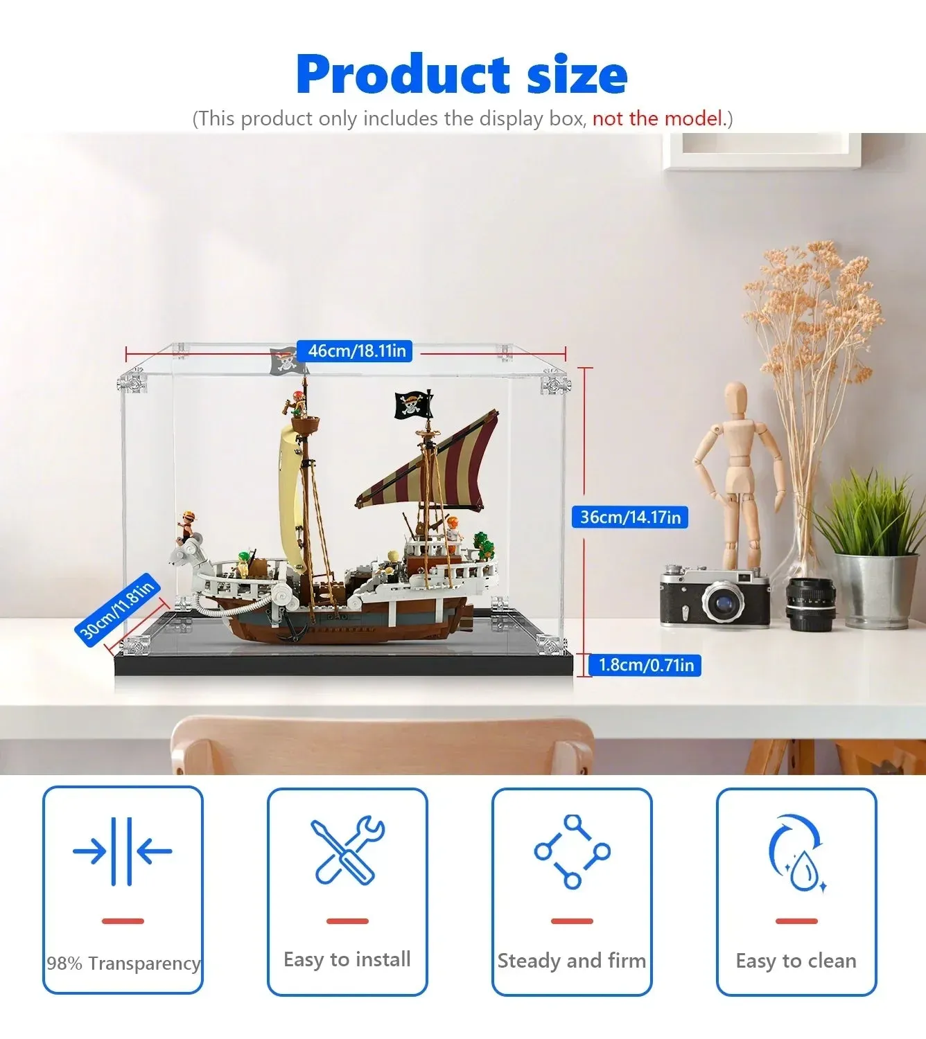 Eksponavimo dėžė LEGO® One Piece The Going Merry Pirate Ship 75639 — 9