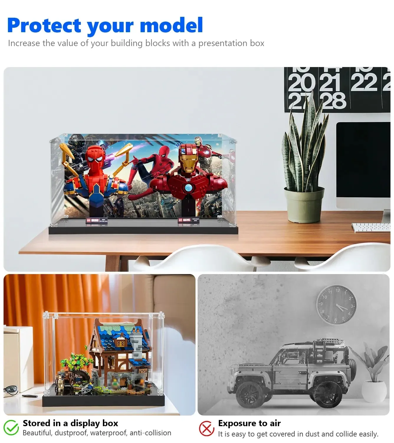 Eksponavimo dėžė LEGO® Marvel Spider-Man 76326 + Iron Man 76327 — 3