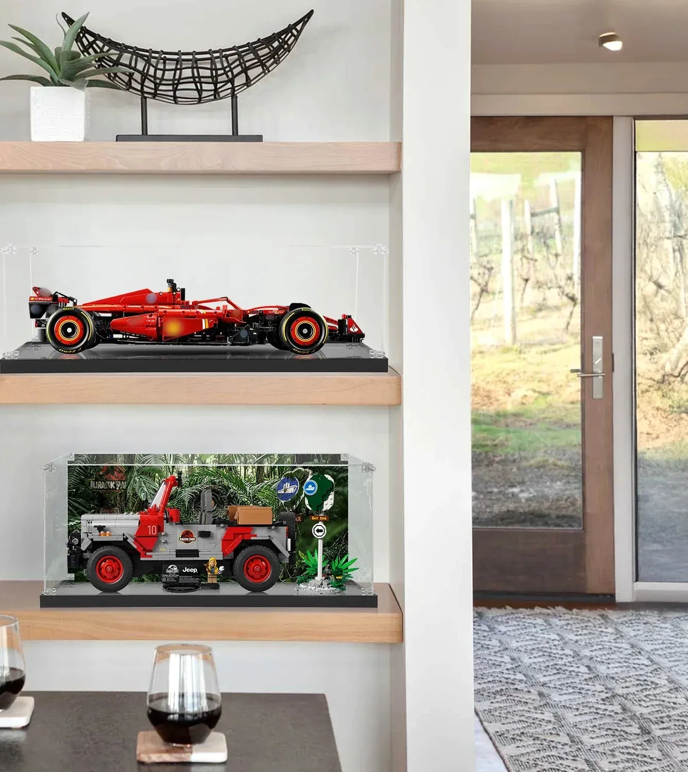 Vitrine für LEGO® Jurassic Park Jeep® Wrangler (77984) — 10