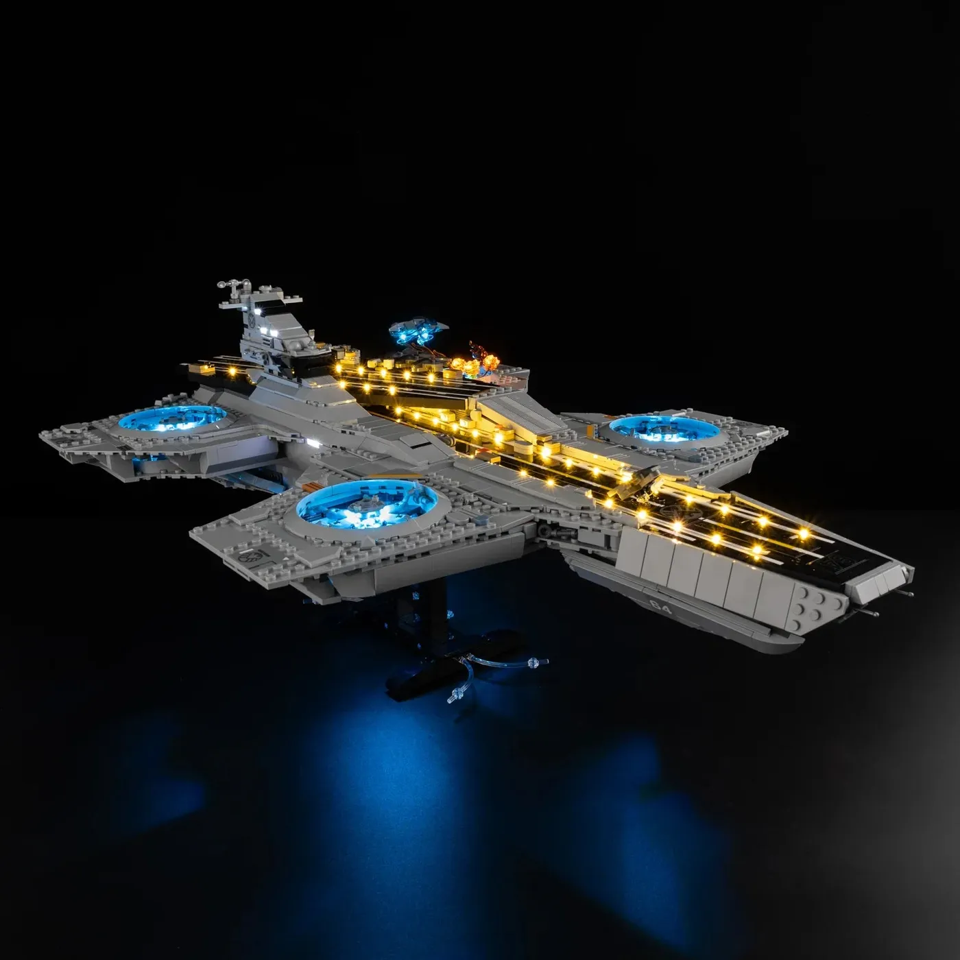 Premium Light Kit Compatible with LEGO Marvel S.H.I.E.L.D. Helicarrier 76354 — 10