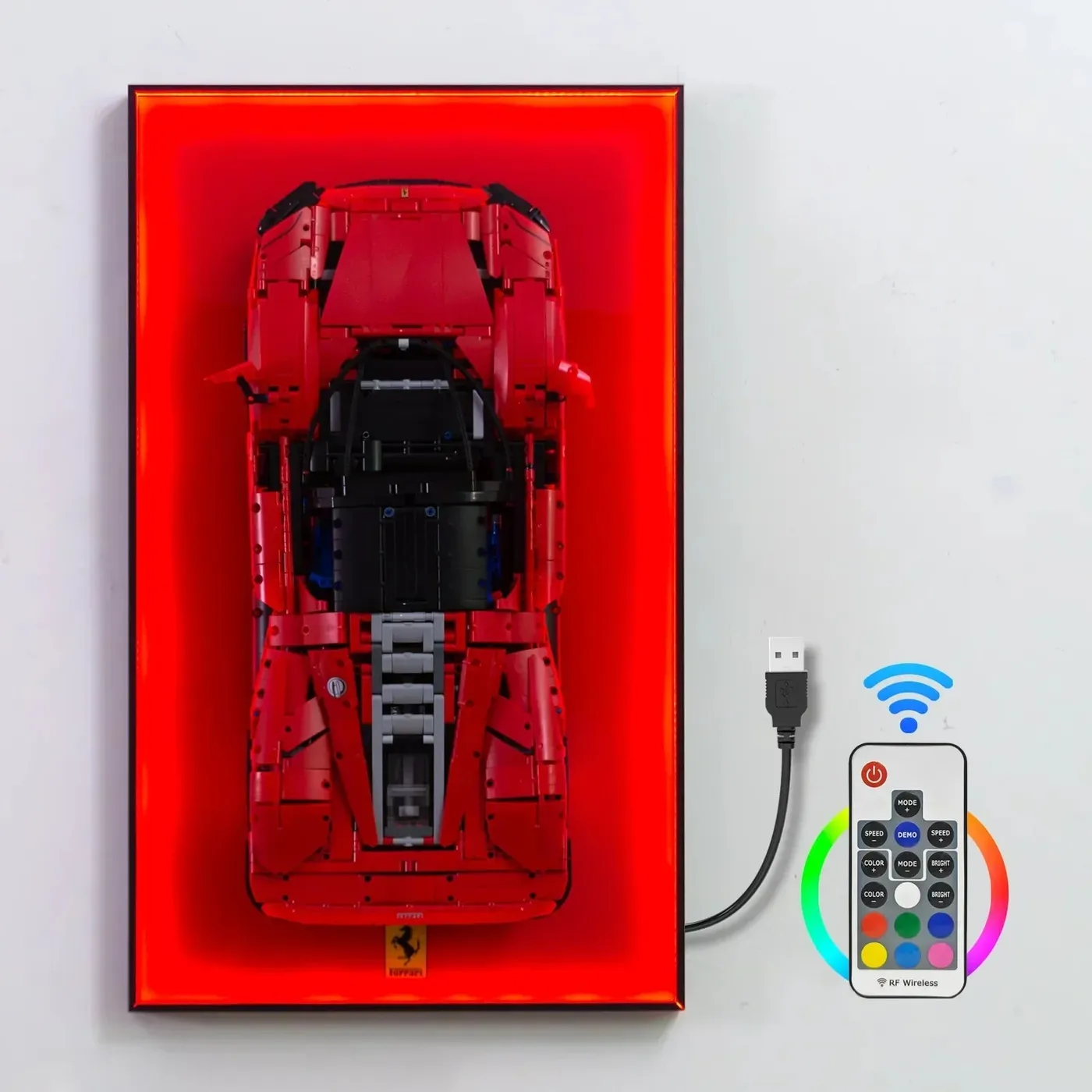 Ramka ekspozycyjna na ścianę do LEGO 42143 Technic™ Ferrari Daytona SP3 — 15