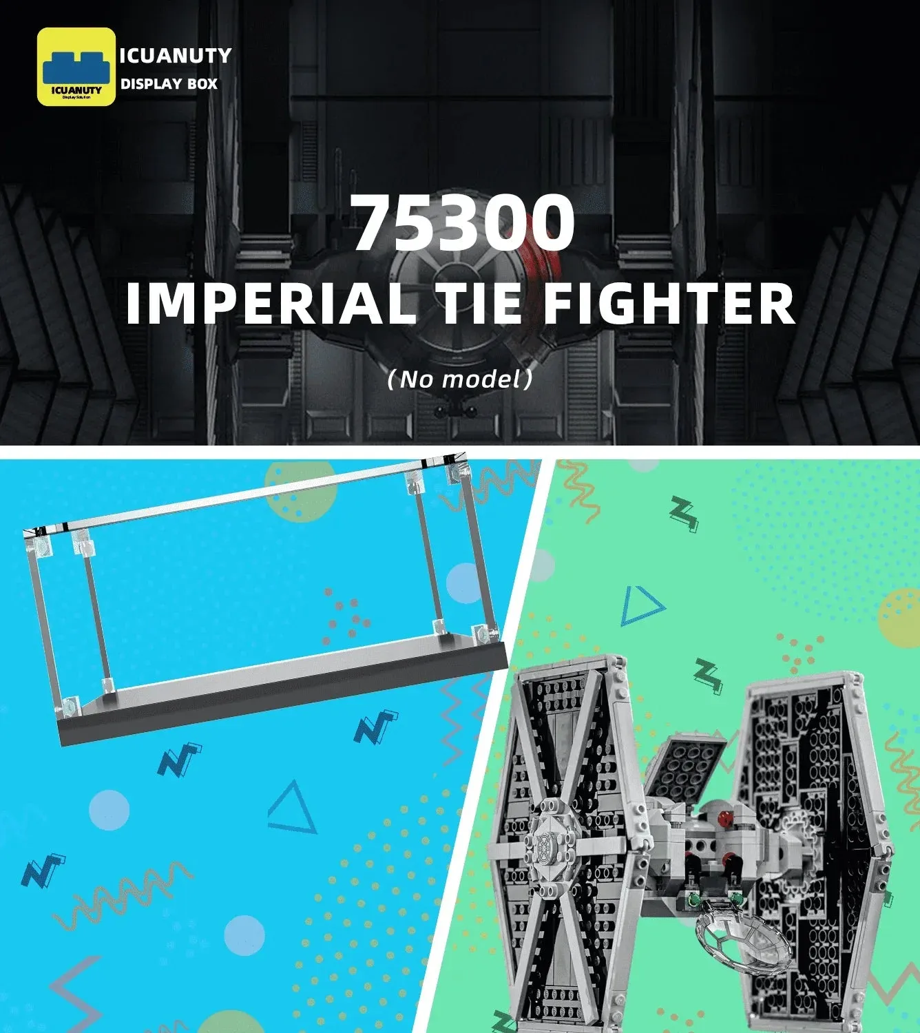 Monter för LEGO Iron Man Bust Imperial Tie Fighter 75300 — 4