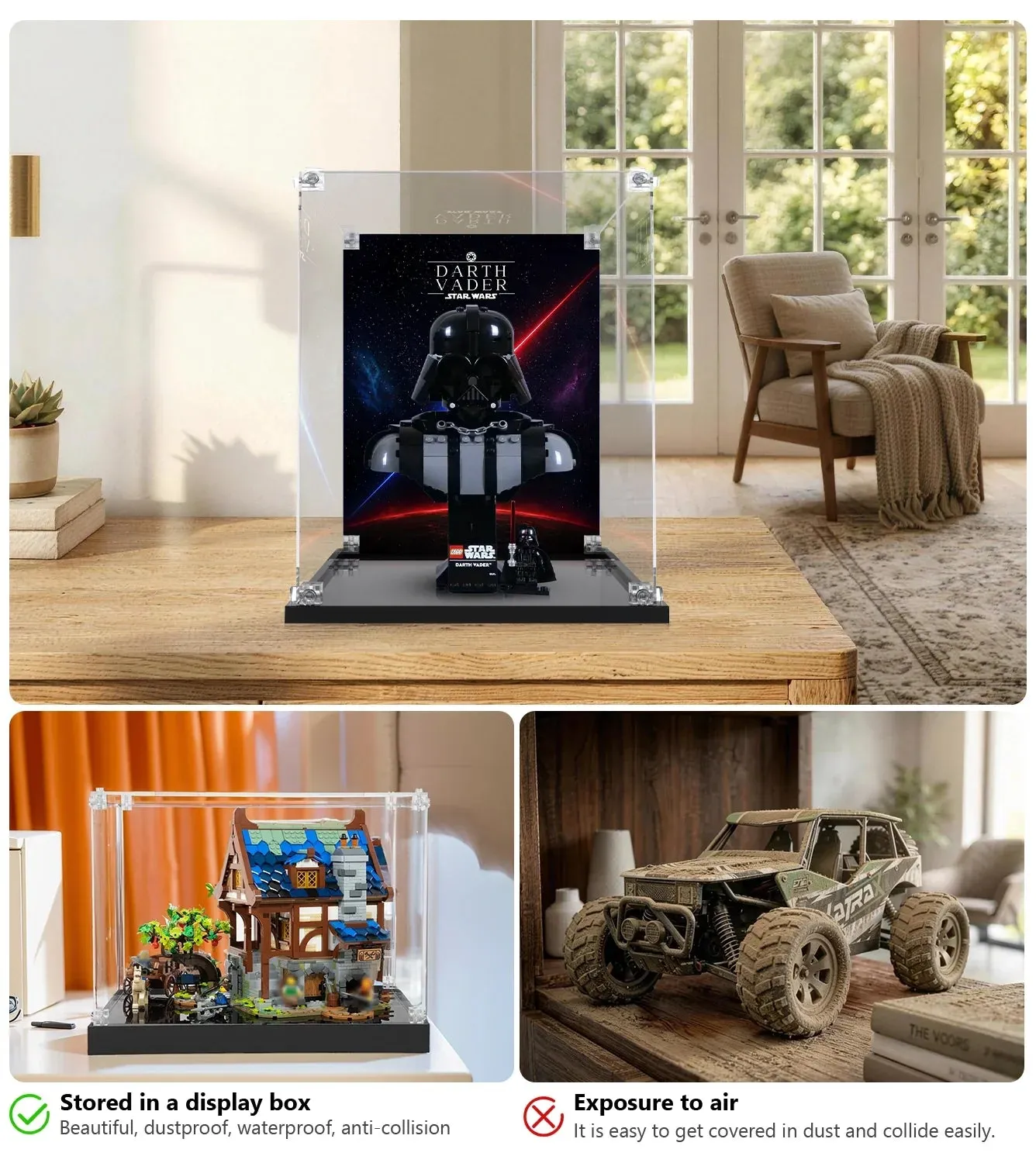 Vitrine für LEGO® Star Wars™ Darth Vader™ Bust (#75439) — 3