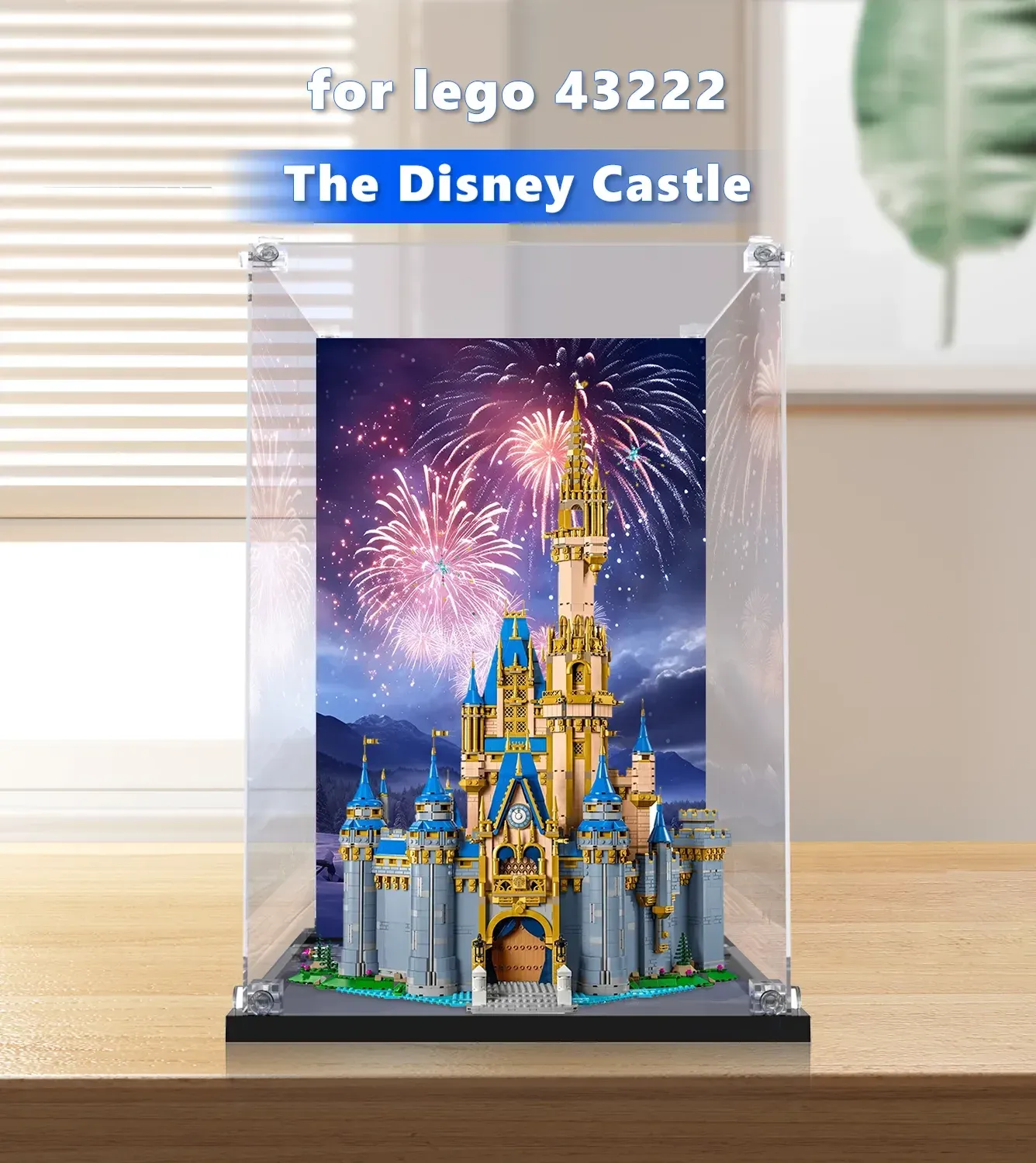 Display case for LEGO® Disney Mickey and Friends Disney Castle 43222 — 3