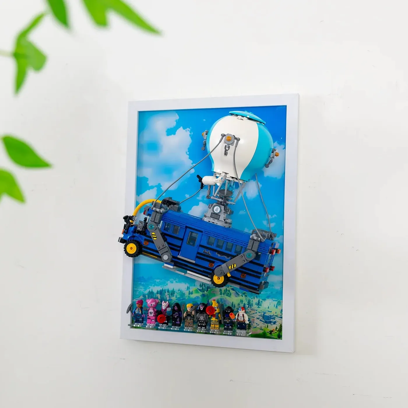 Premium Wall Display Frame Compatible with LEGO® Fortnite Battle Bus 77073 — 4