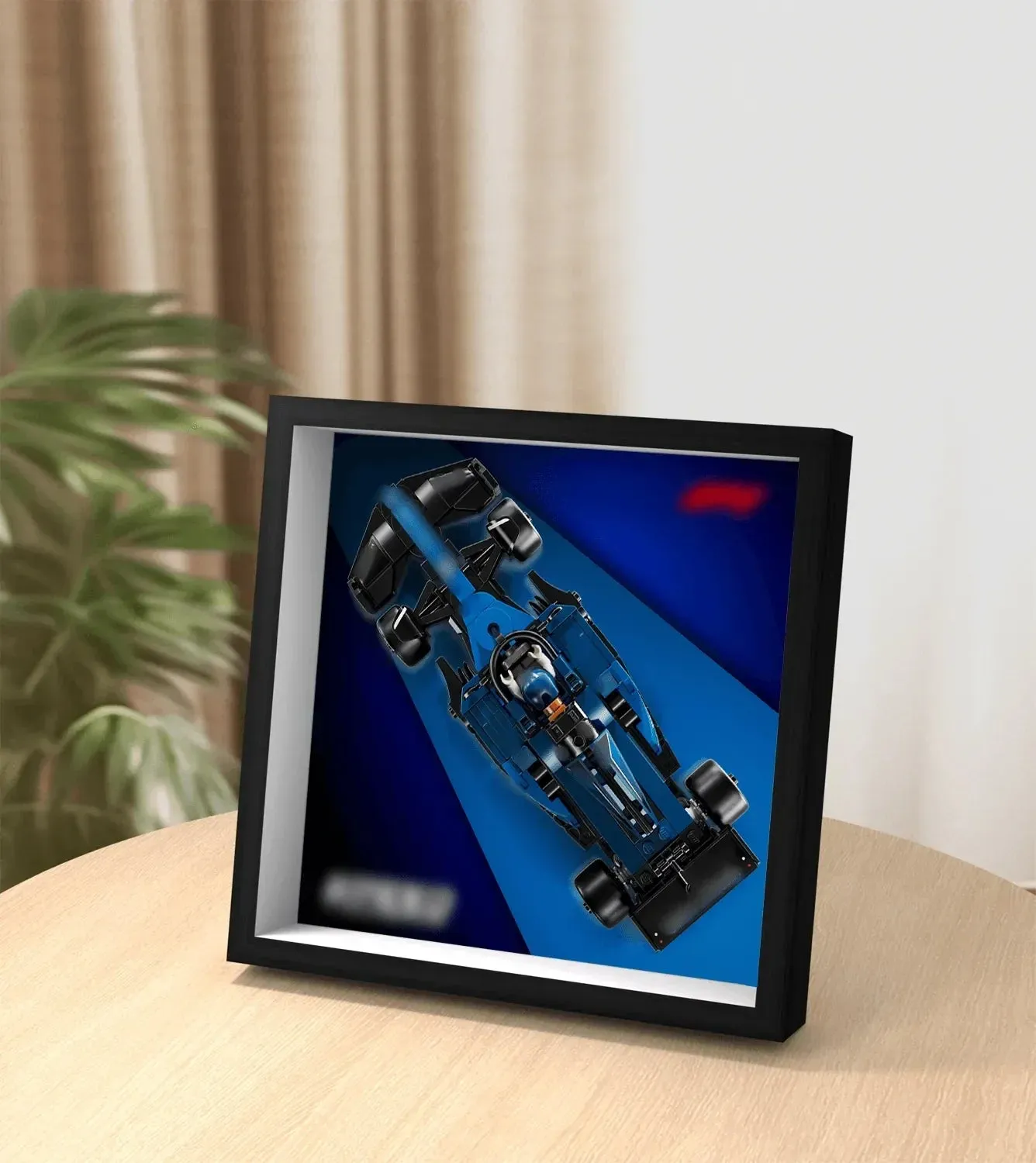 Auto-Wand-Displayrahmen für LEGO Williams F1 FW46 77249