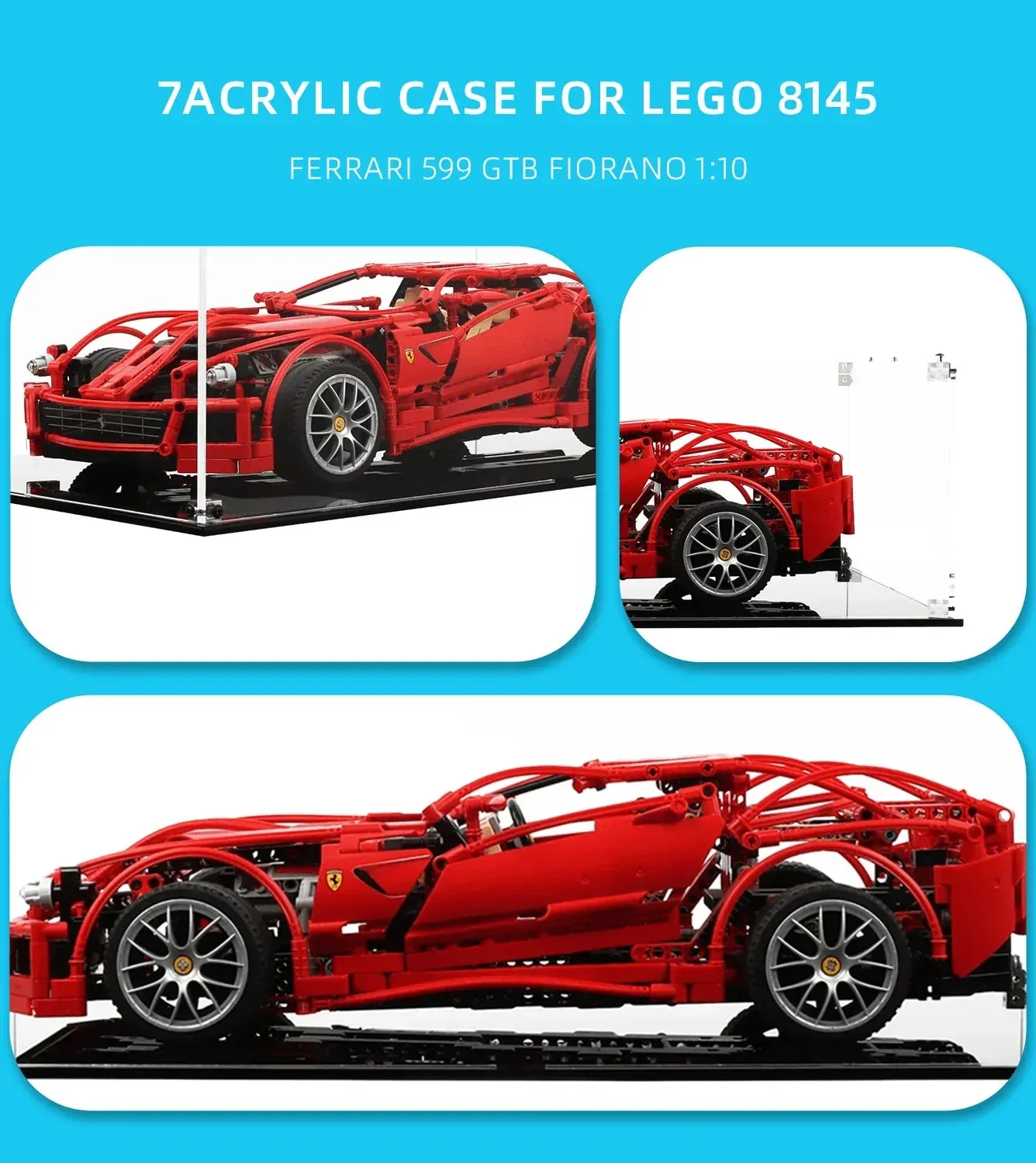 Display Case for LEGO Ferrari 599 GTB Fiorano 8145 — 5