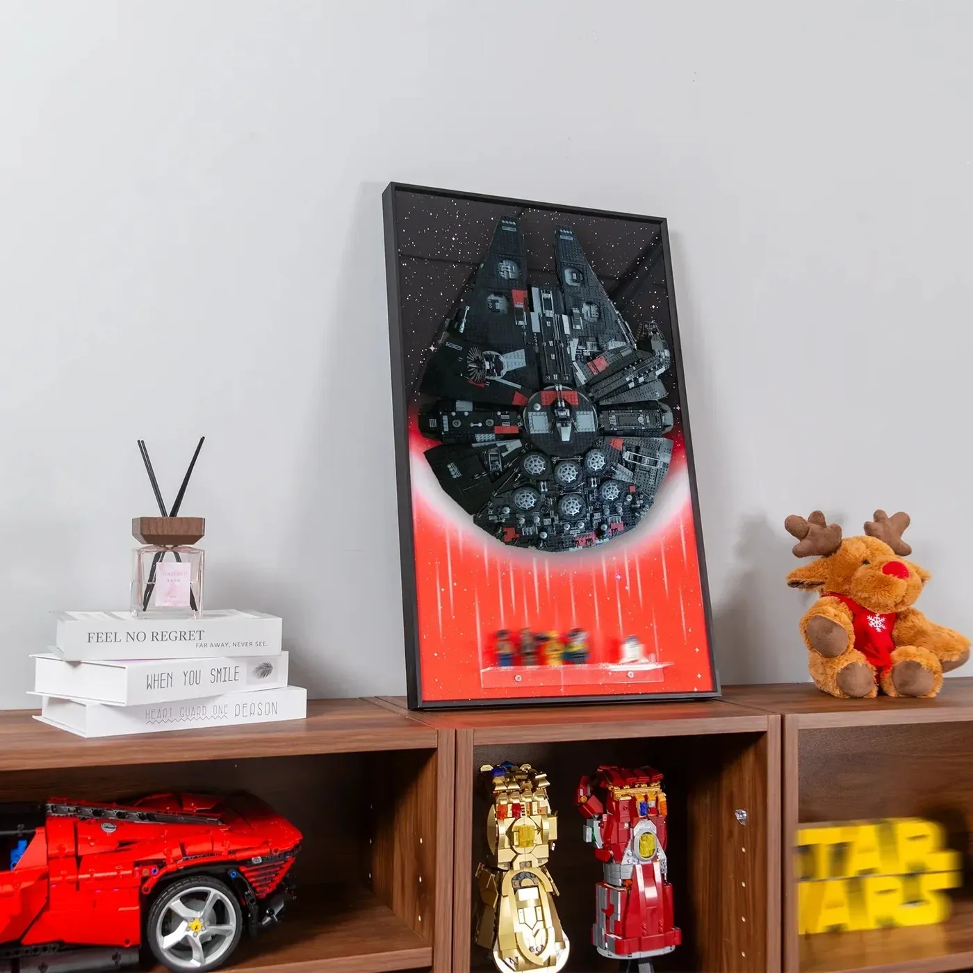 Ramka ekspozycyjna na ścianę do LEGO Star Wars The Dark Falcon 75389 — 2
