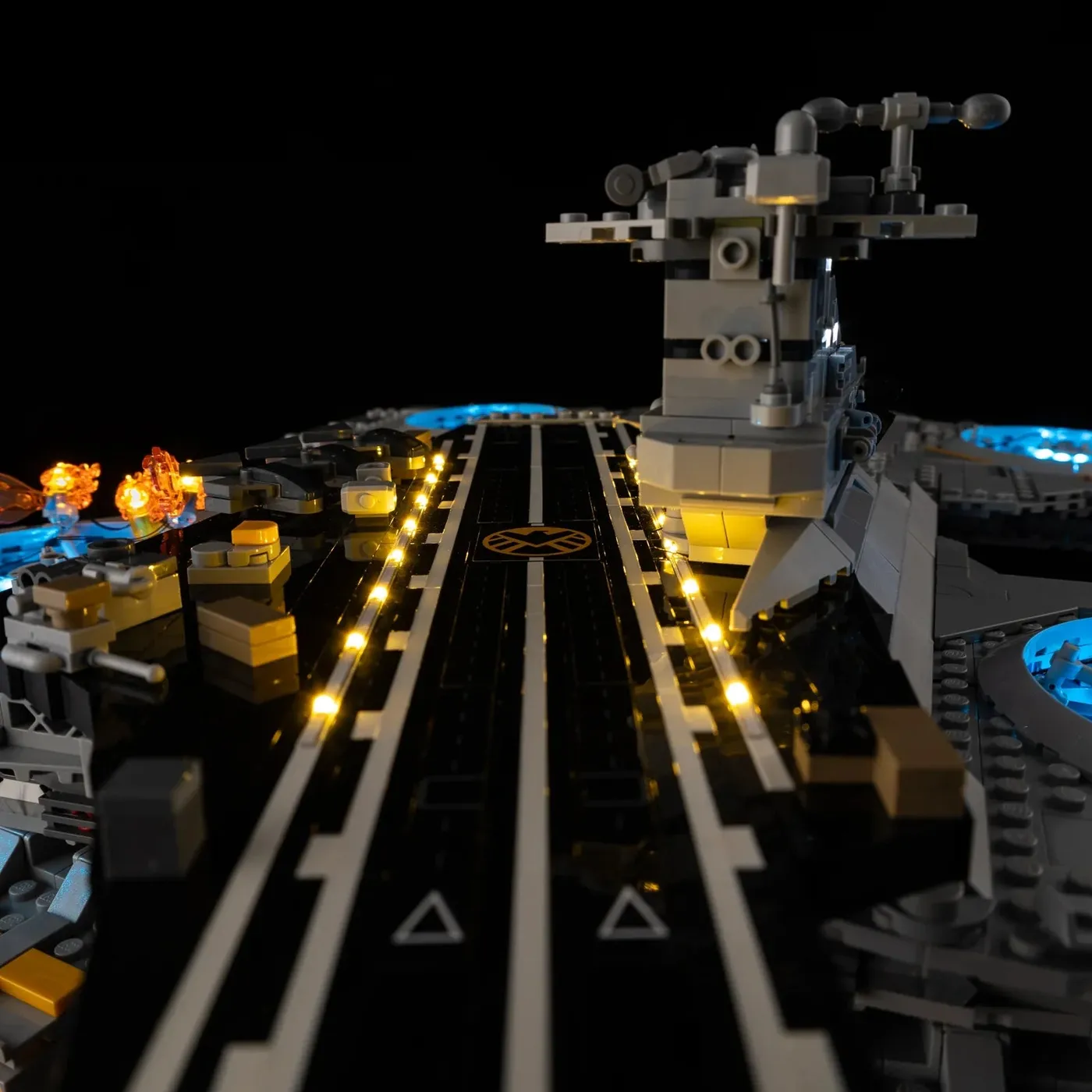 Premium Light Kit Compatible with LEGO Marvel S.H.I.E.L.D. Helicarrier 76354 — 26