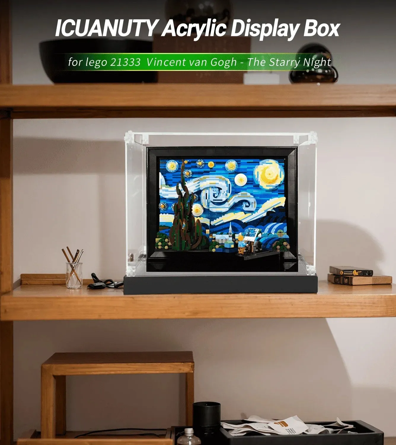 KABO-Eksponavimo dėžė Lego van Gogh - The Starry Night 21333 — 3