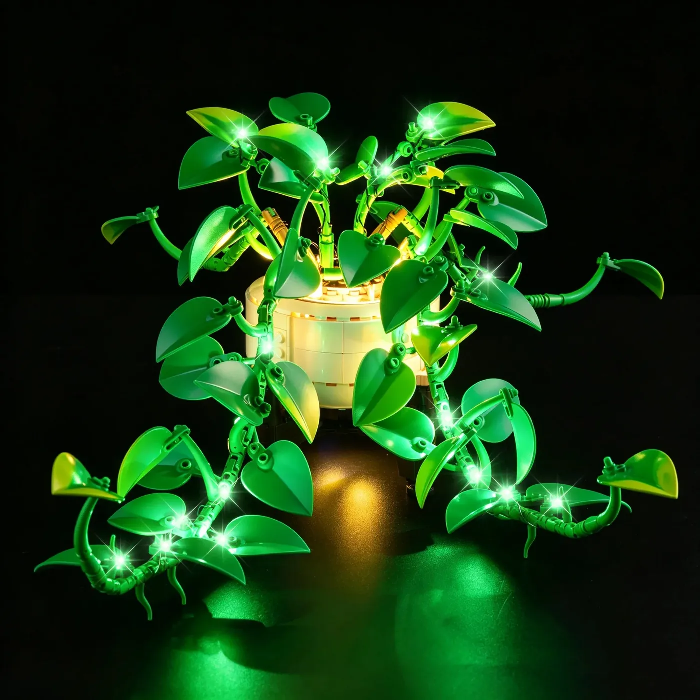 Premium apšvietimo rinkinys, suderinamas su LEGO Botanicals Hanging Golden Pothos 11512 — 5
