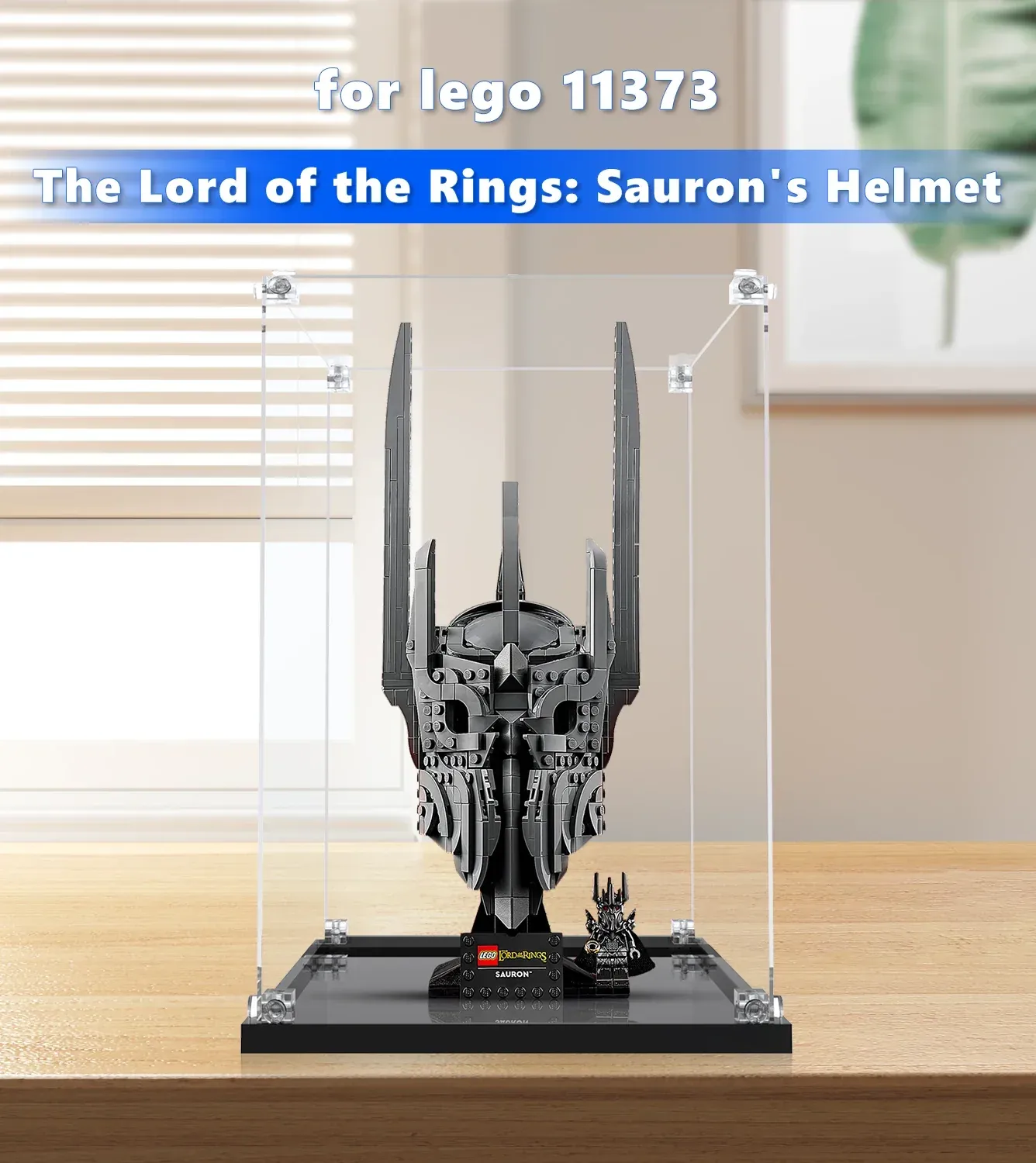 Gablota ekspozycyjna Premium kompatybilna z LEGO® Icons The Lord of the Rings: Sauron's Helmet 11373 — 8