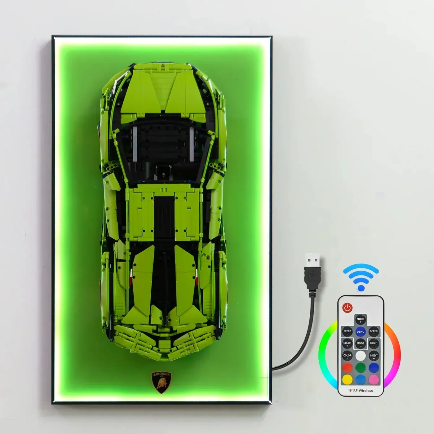 Display Wall Mount for LEGO 42115 Technic™ Lamborghini Sián FKP 37
