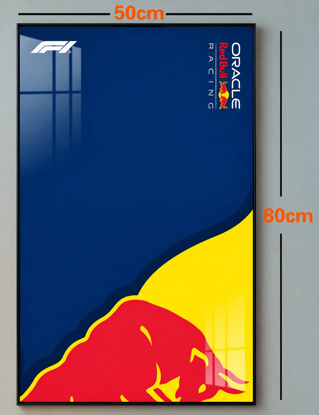 Sieninis eksponavimo rėmas LEGO Technic™ Oracle Red Bull Racing RB20 F1 Car 42206