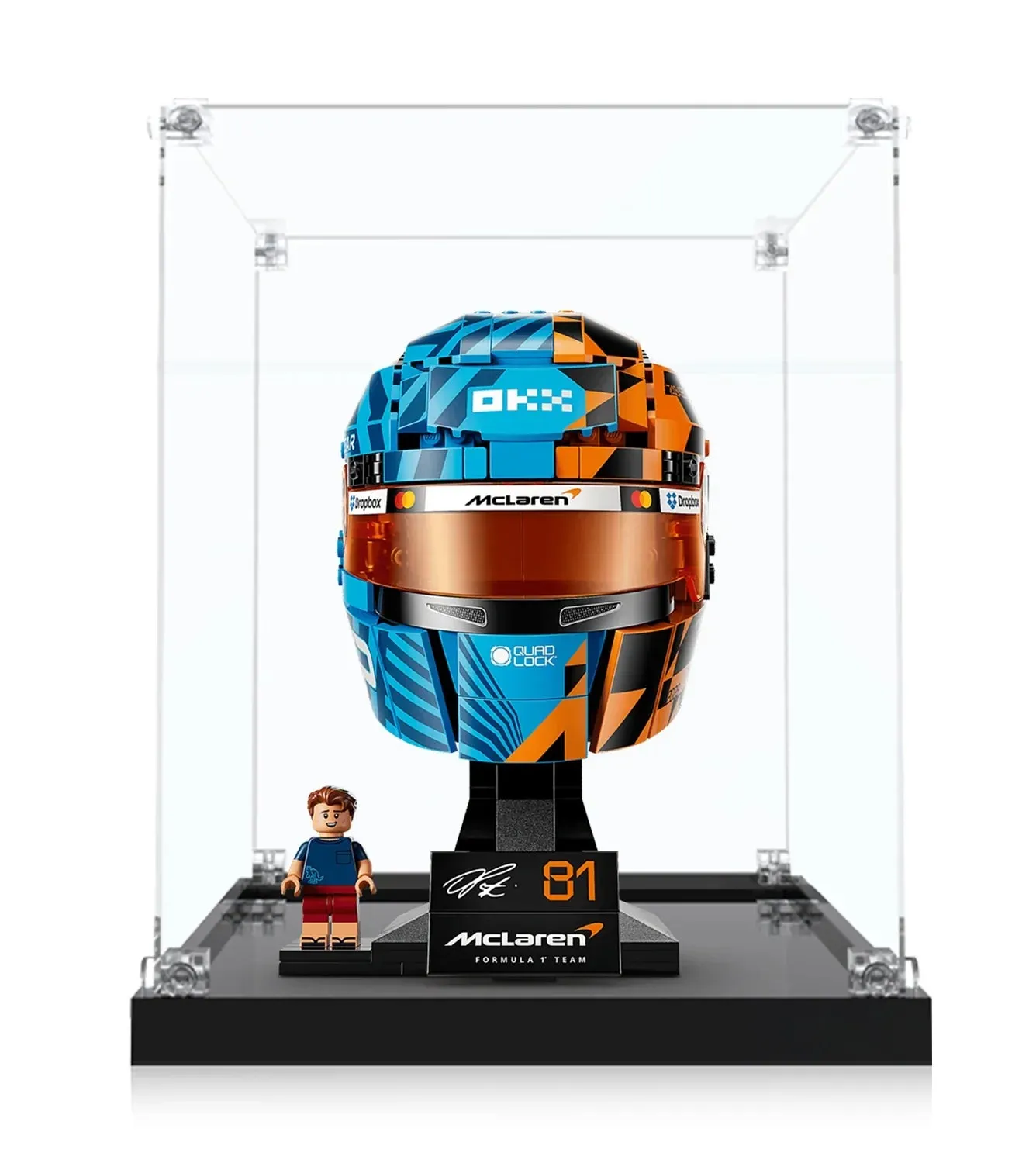 Eksponavimo dėžė LEGO® Editions McLaren Mastercard F1® Team Oscar Piastri Helmet 43017 — 4