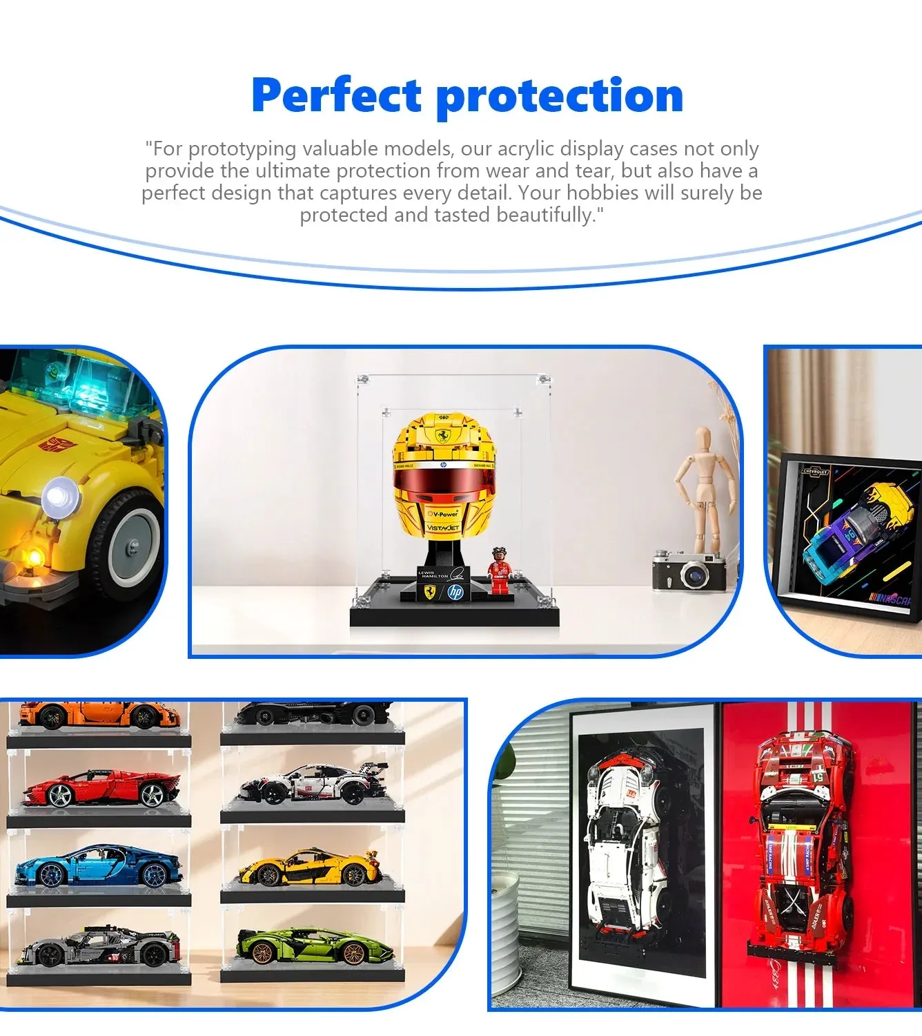Eksponavimo dėžė LEGO® Ferrari HP Lewis Hamilton Helmet 43022 — 11