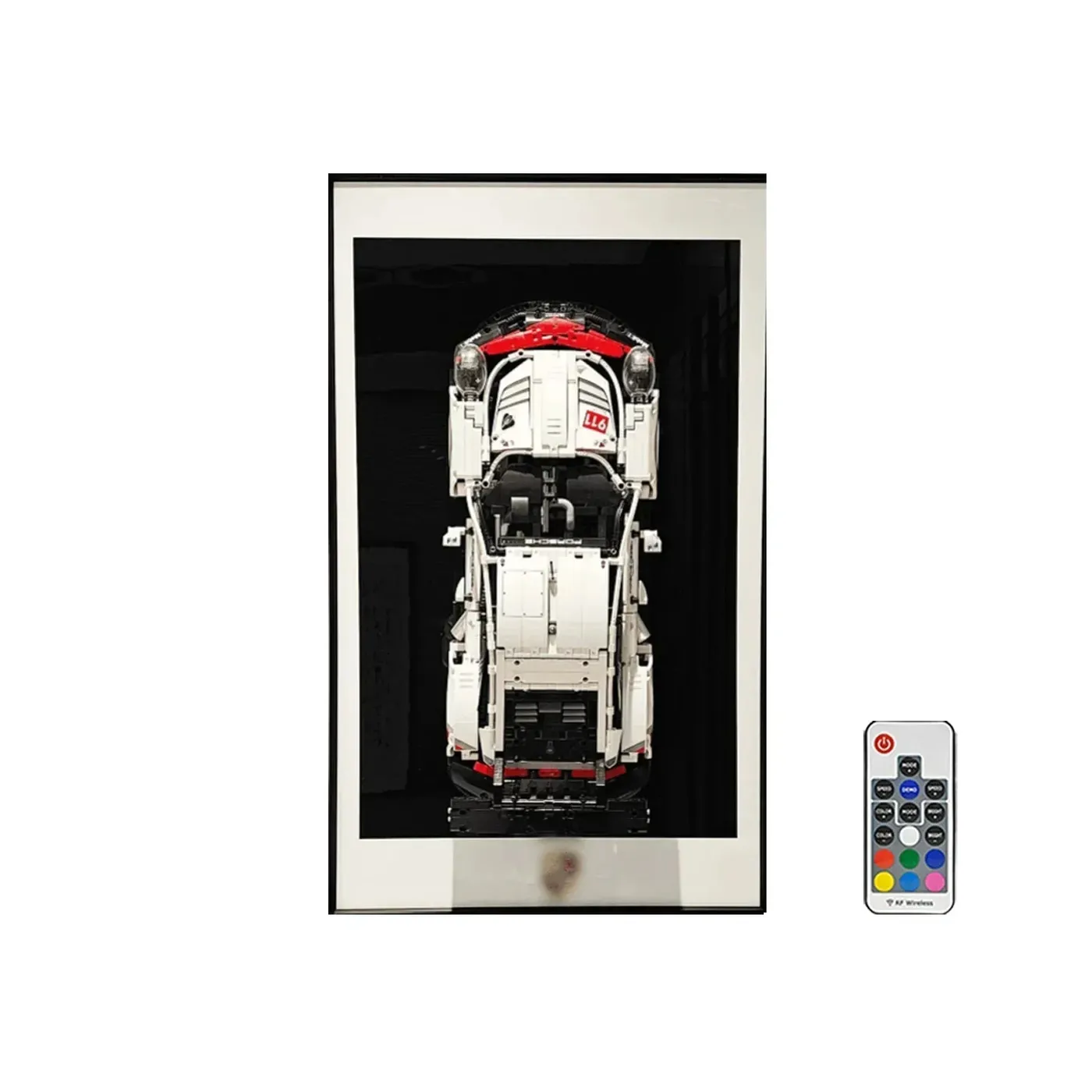 Väggfäste för exponering av LEGO 42096 Technic™ Porsche 911 RSR — 11