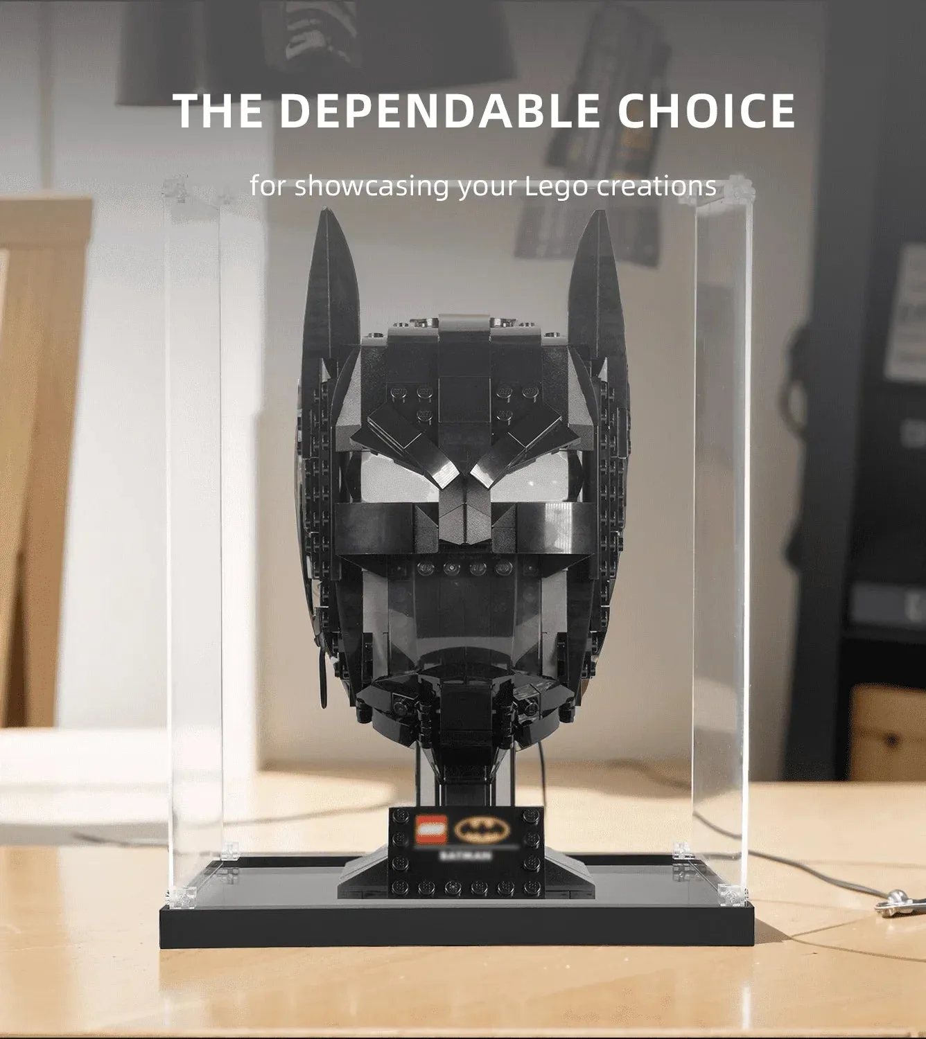 Vitrine für LEGO Batman Cowl 76182 — 3