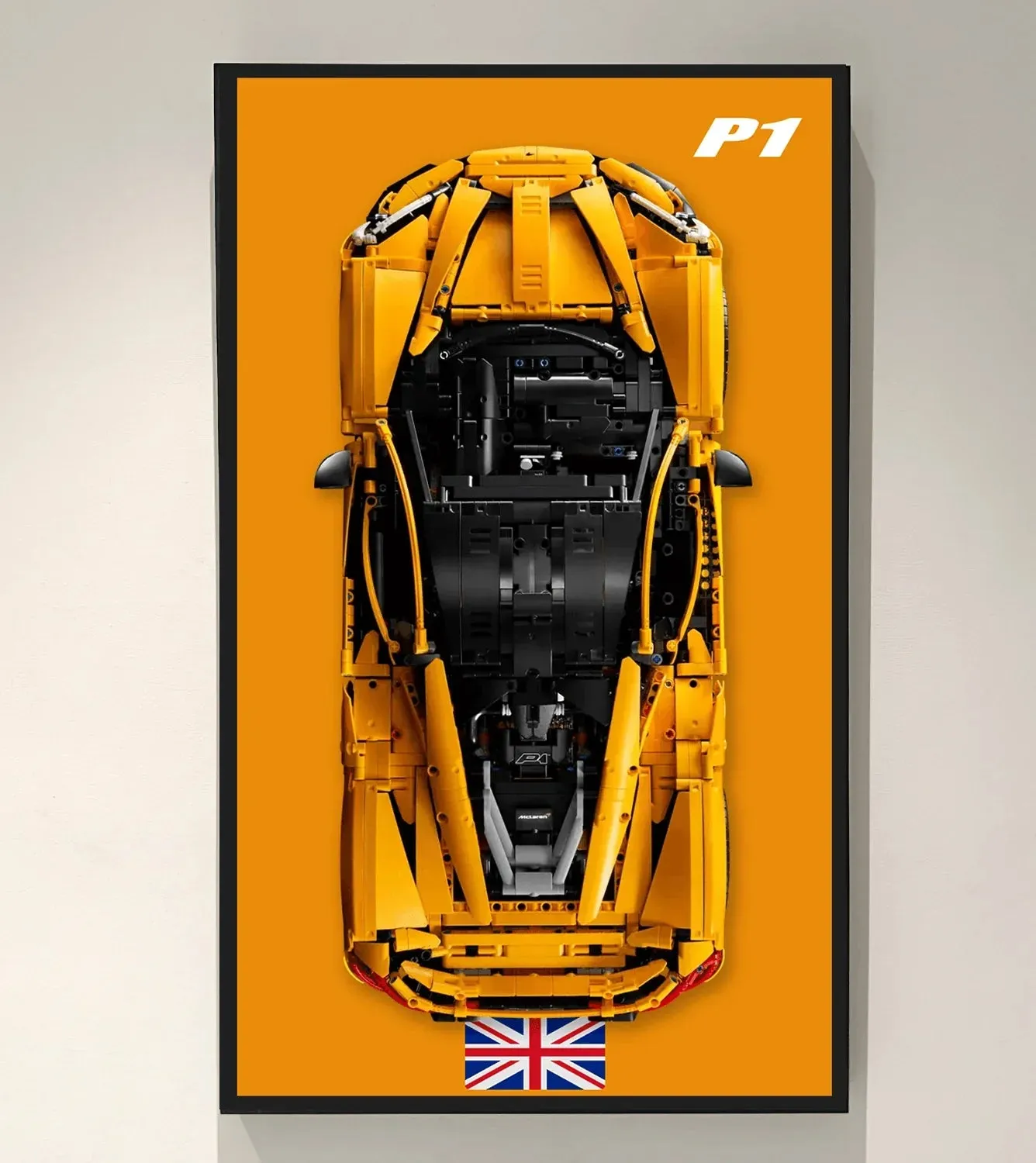 Wand-Displayrahmen für Lego Technic McLaren P1 42172 — 5