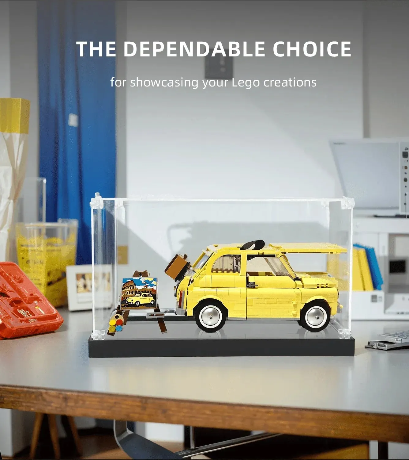 Vitrine für LEGO Creator Expert Fiat 500 10271 — 3