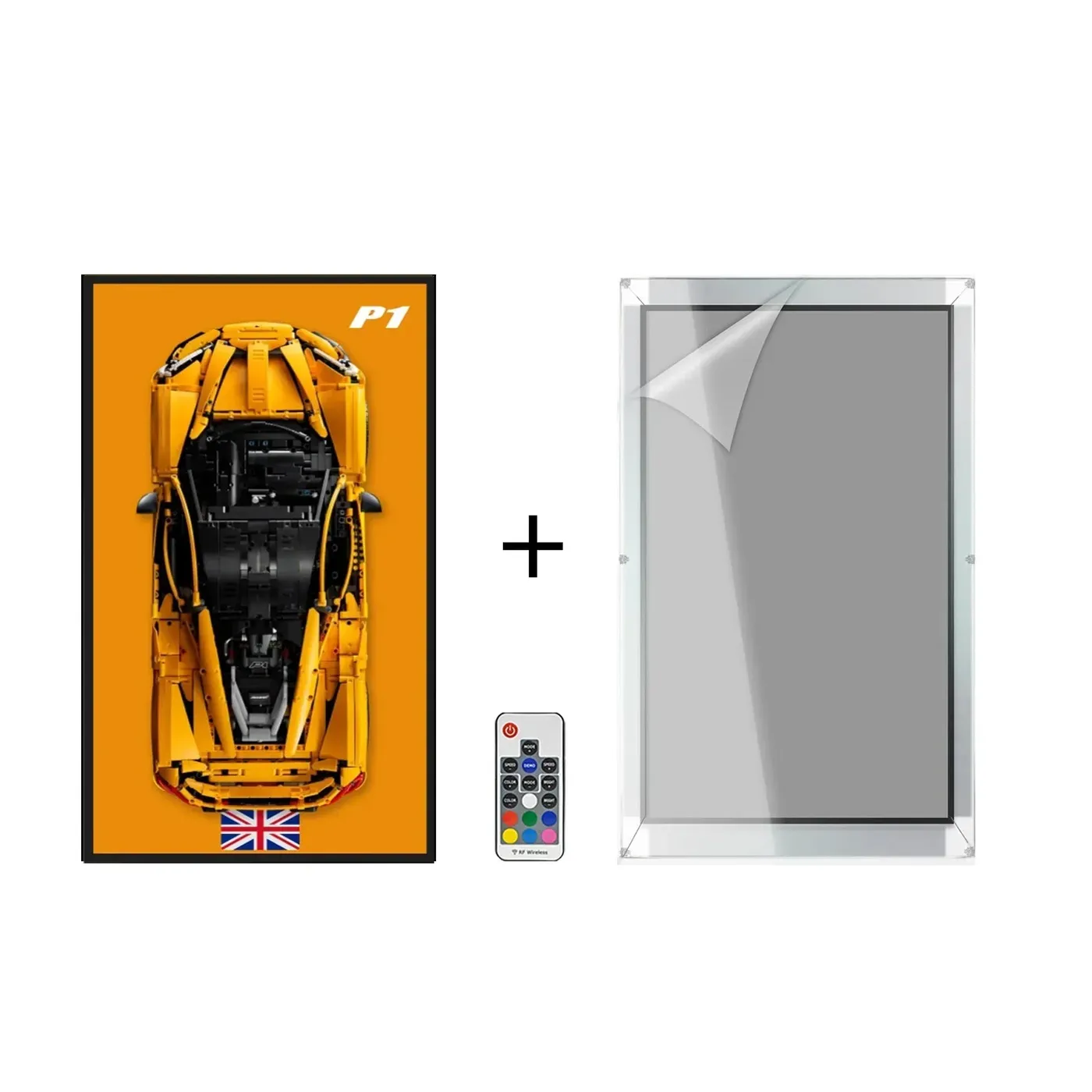 Wand-Displayrahmen für Lego Technic McLaren P1 42172 — 27