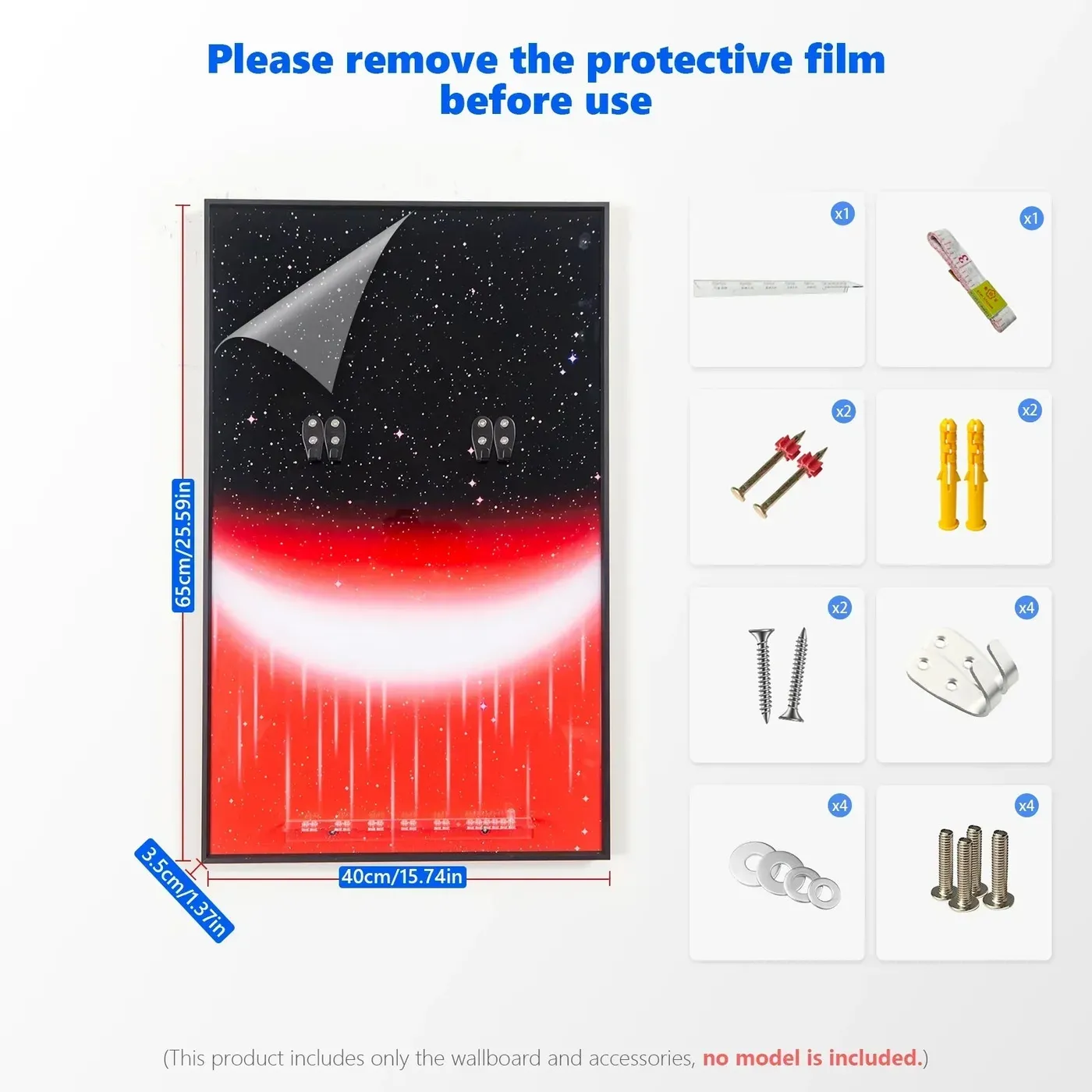 Ramka ekspozycyjna na ścianę do LEGO Star Wars The Dark Falcon 75389 — 7
