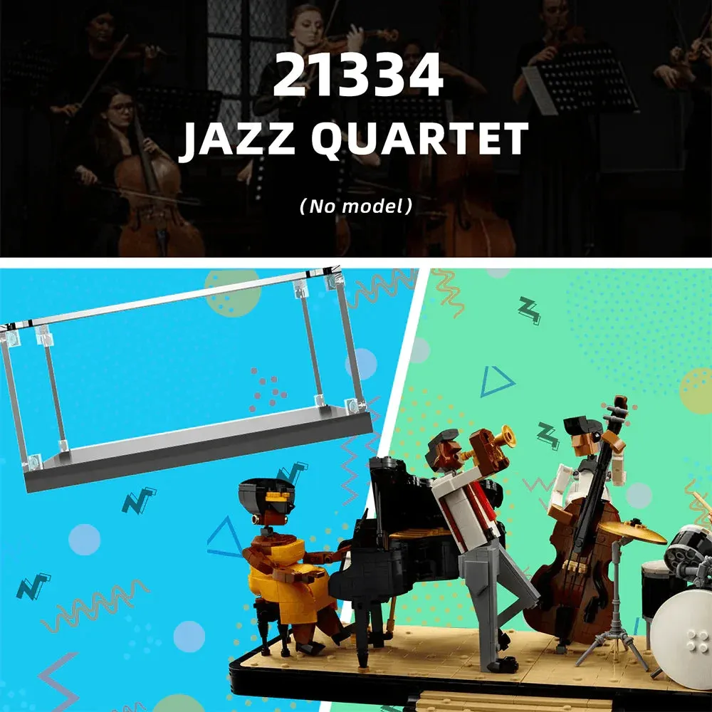 Vitrine für LEGO 21334 Ideas Jazz Quartet — 5