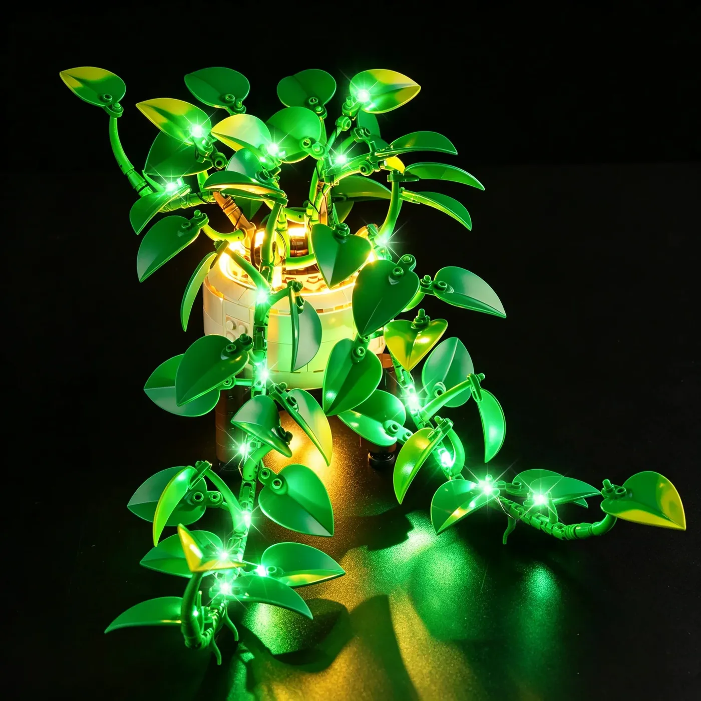 Premium apšvietimo rinkinys, suderinamas su LEGO Botanicals Hanging Golden Pothos 11512 — 4