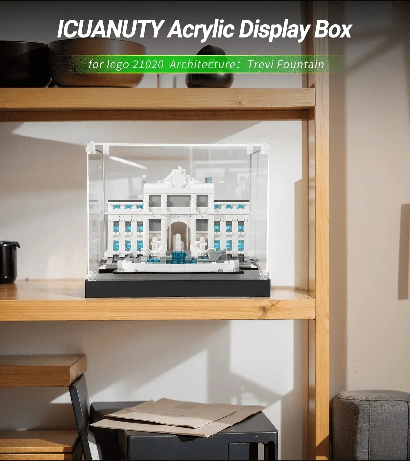 Eksponavimo dėžė LEGO Architecture Trevi Fountain Display 21020 — 2