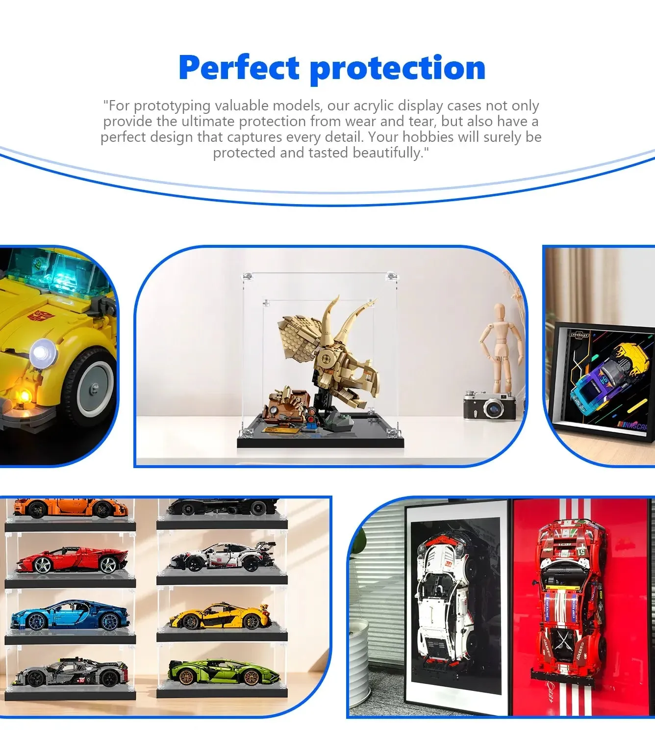 Vitrine für LEGO® Jurassic World™ Dinosaur Fossils: Triceratops Skull 76969 — 4