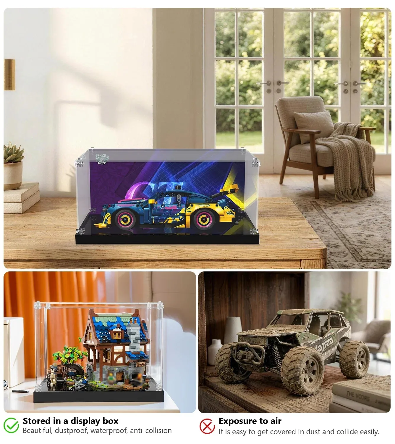 Eksponavimo dėžė LEGO Technic sportiniams automobiliams, suderinama su 42234/42235/42236 — 25