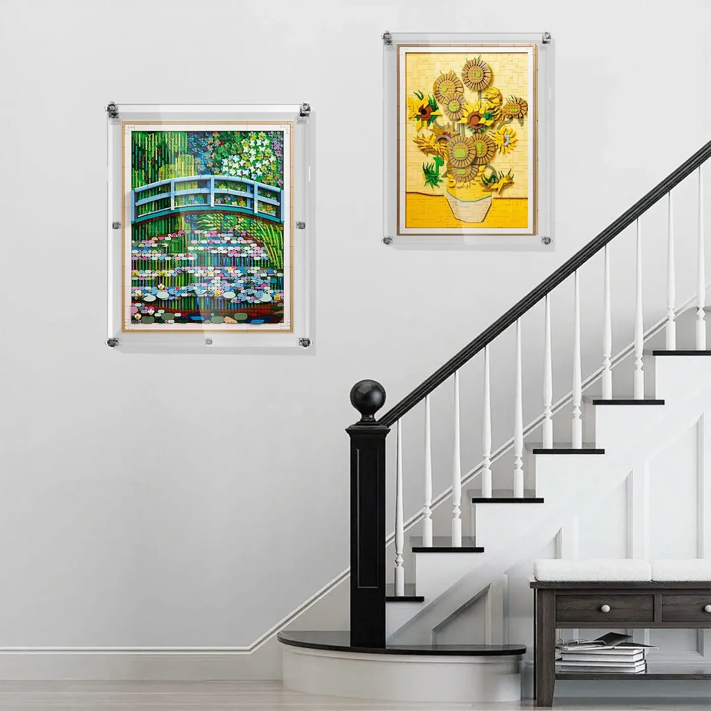 Vitrine kompatibel mit LEGO® Art Claude Monet – Bridge over a Pond of Water Lilies 31220 — 8