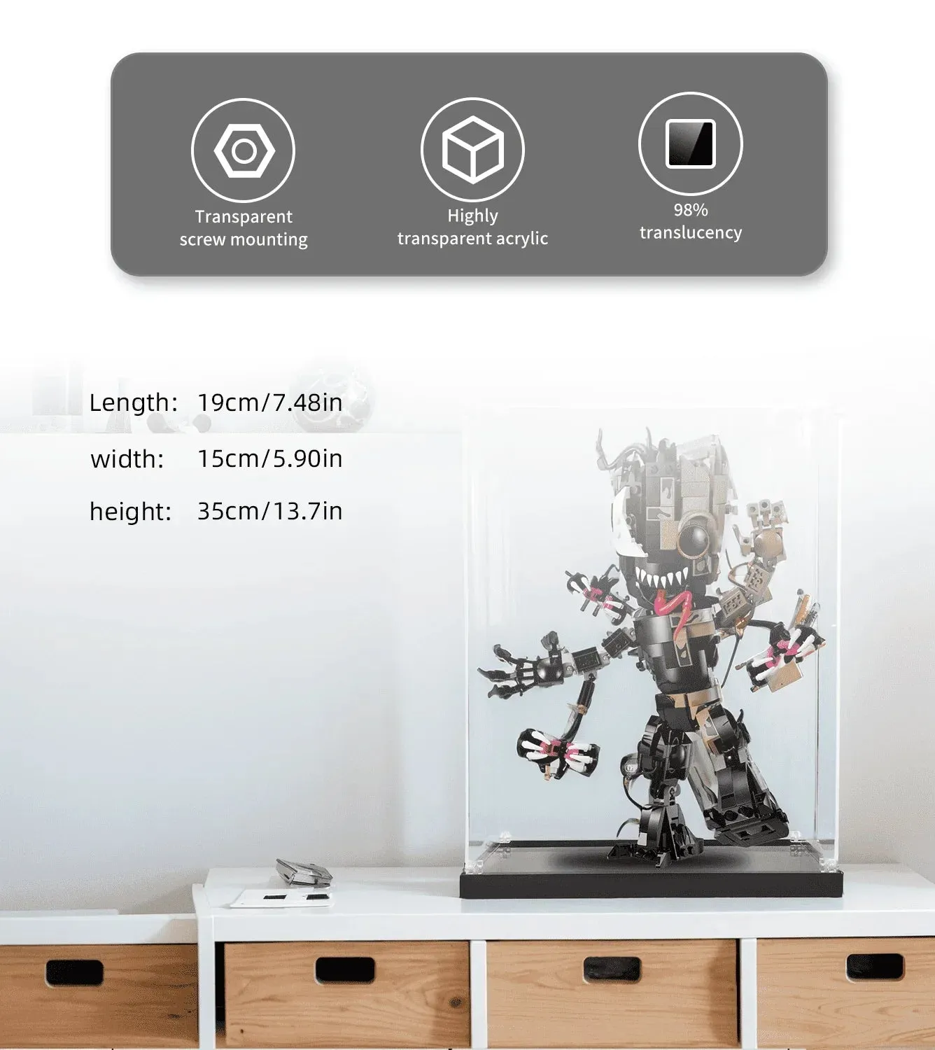 Montrar för Lego Marvel Venomised Groot 76249 — 5