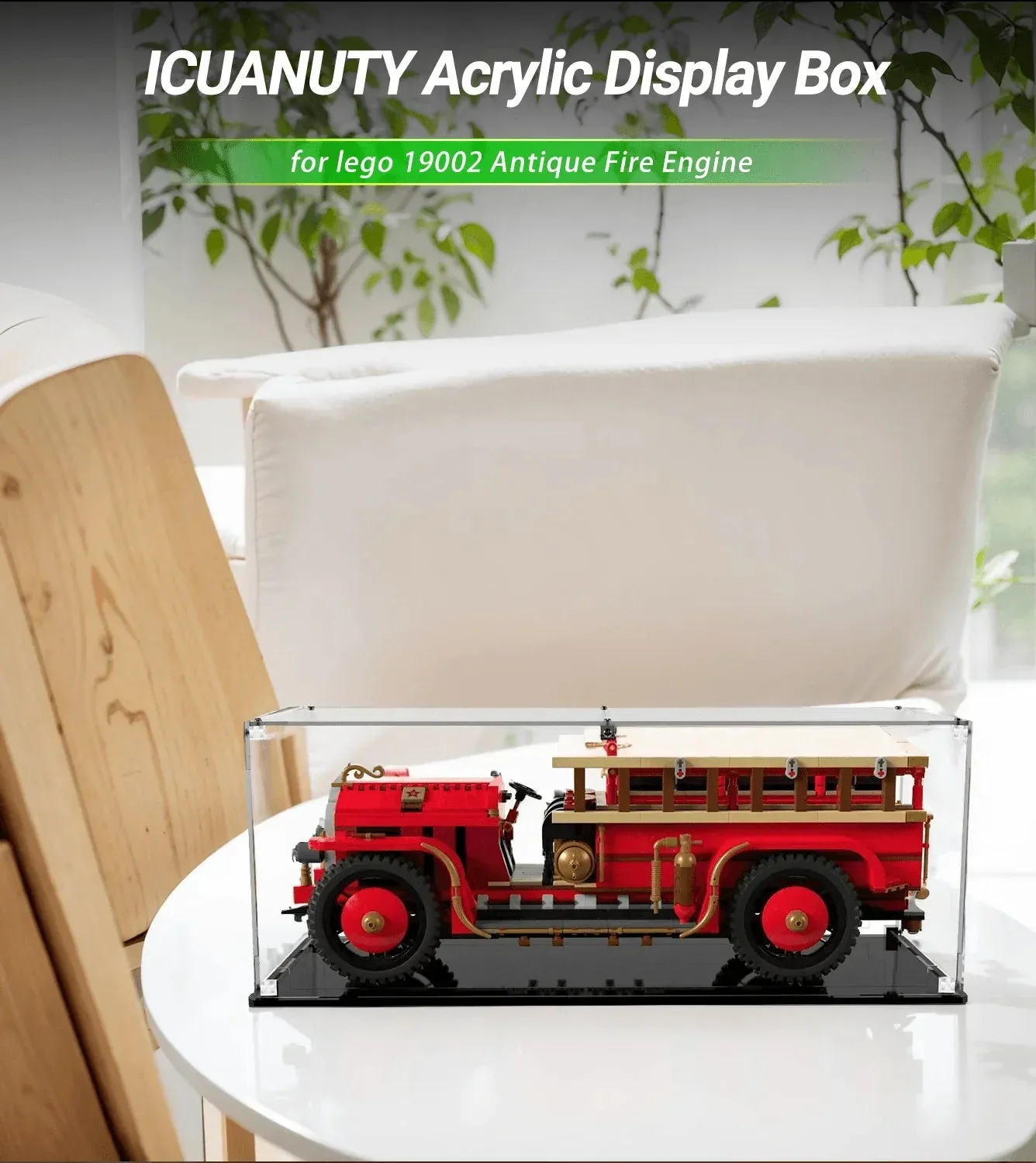 Vitrine für Lego Bricklink Antique Fire Engine BL 19002 — 2