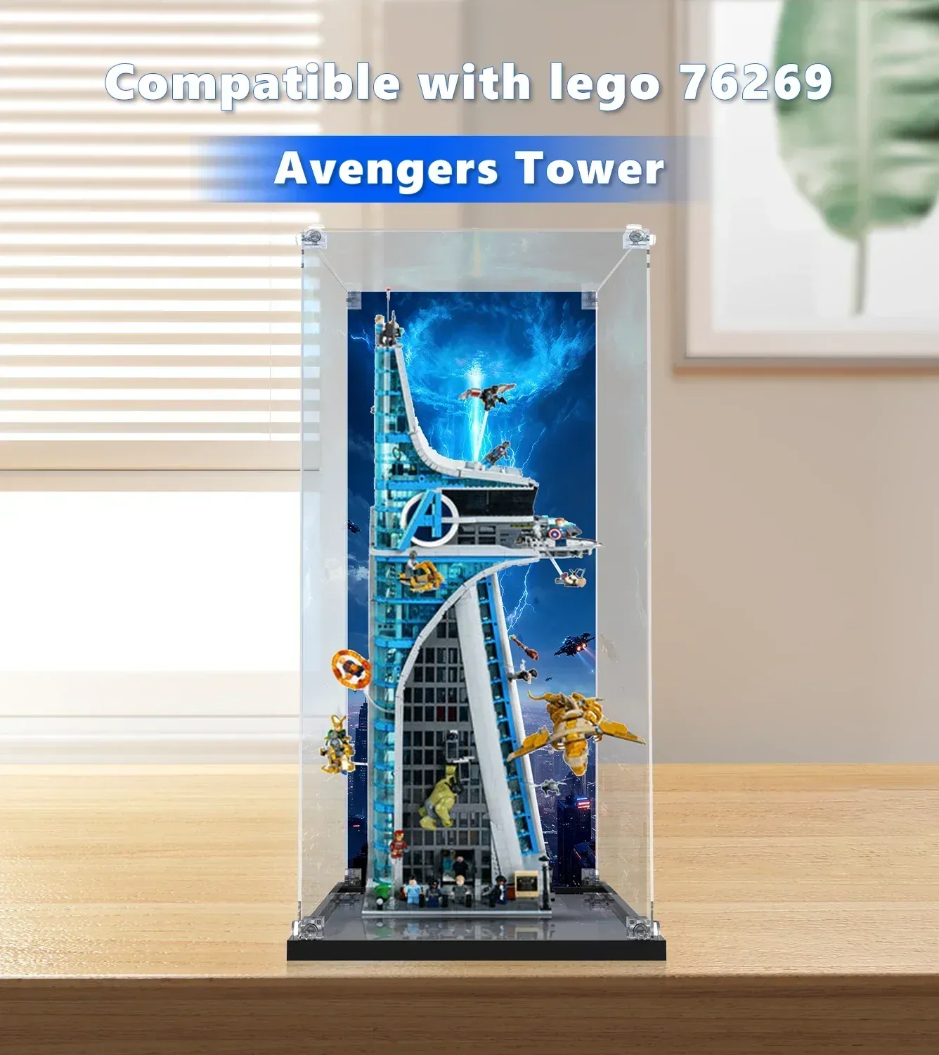Exklusiv montrar i akryl för LEGO® Marvel Avengers Tower (76269) — 3