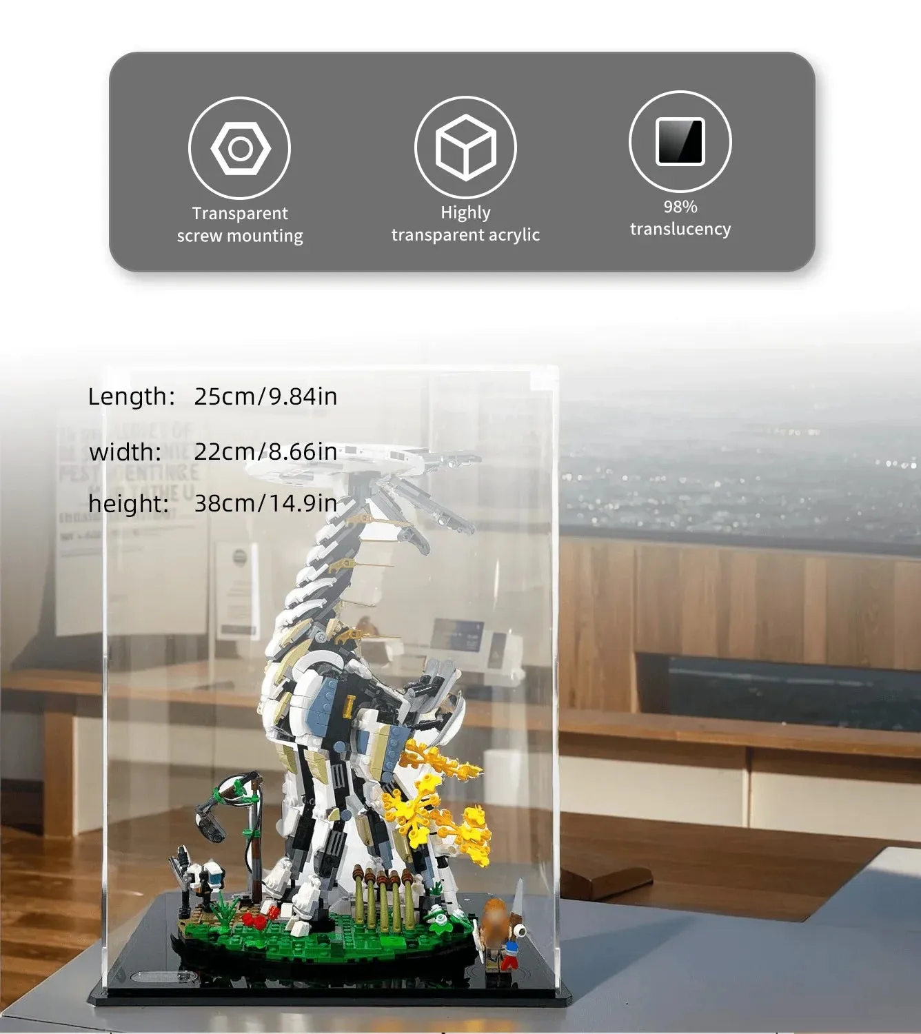 Gablota ekspozycyjna do Lego Horizon Forbidden West: Tallneck 76989 — 7