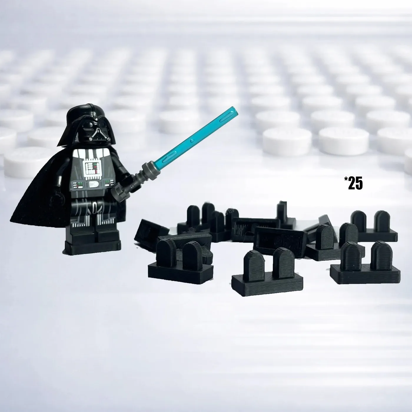 25 Stück unsichtbare Beinstützen gegen Verformung für Minifiguren — 6