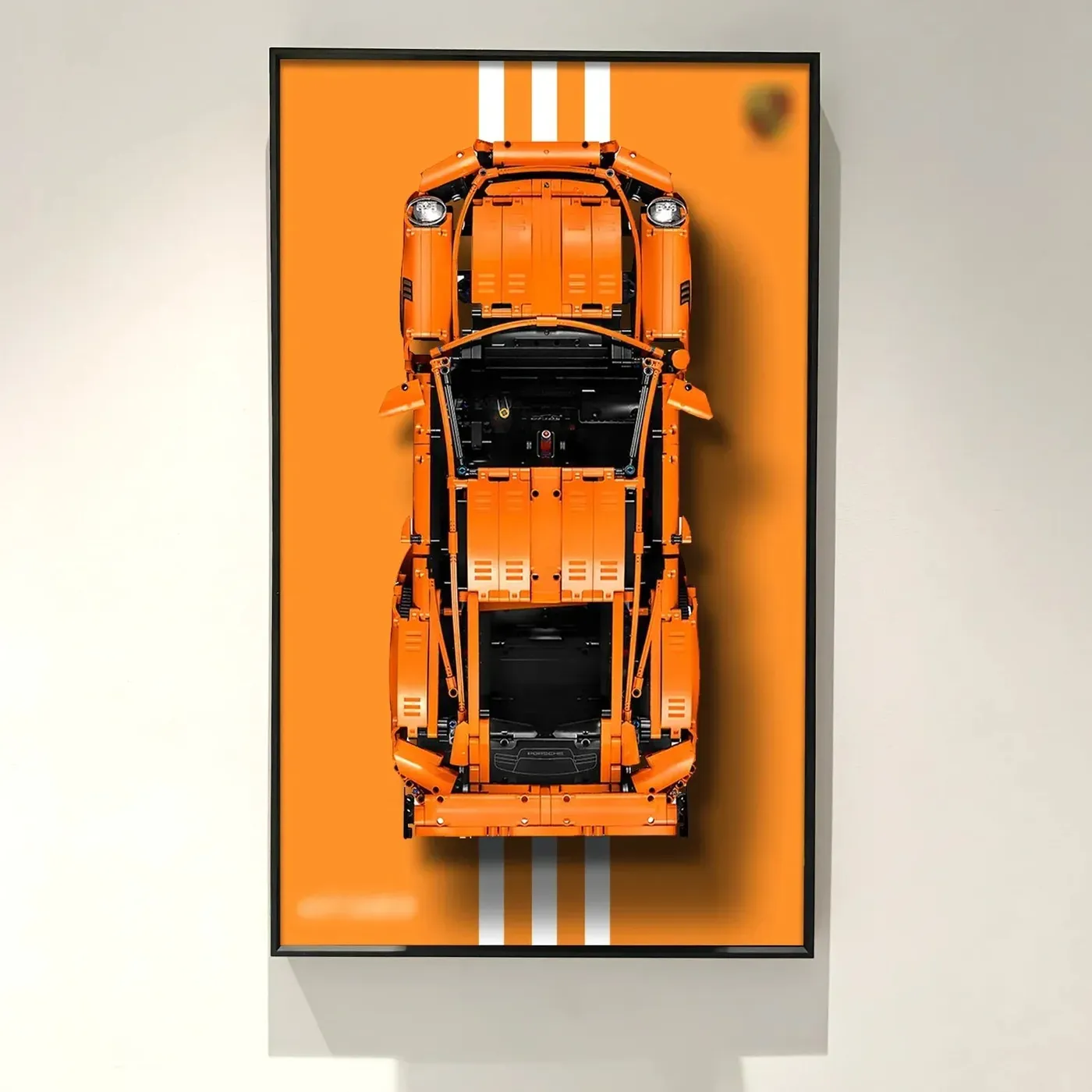 [Seria Line] Ramka ekspozycyjna na ścianę do superaut LEGO Technic — 10