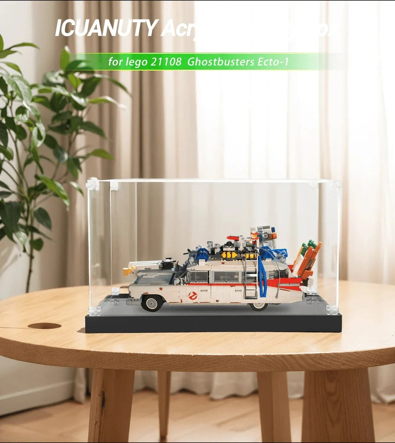 Vitrine für LEGO Ideas Ghostbusters Ecto-1 21108 — 2