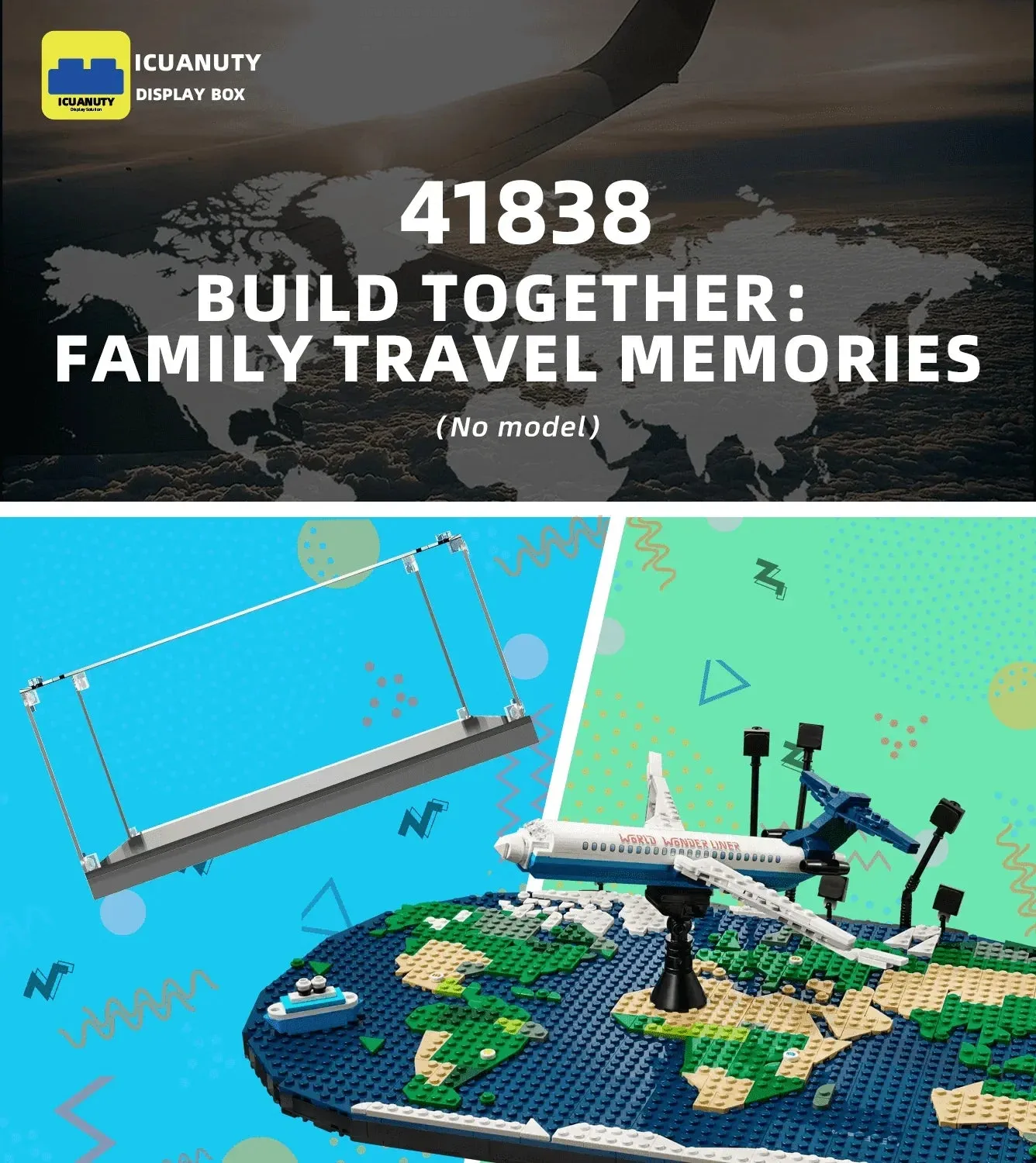 Eksponavimo dėžė Lego Navigation Footprint Map 41838 — 5