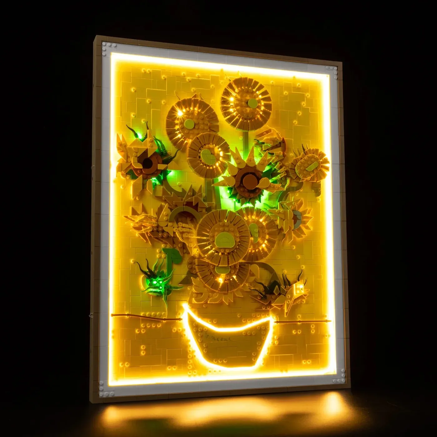 Apšvietimo rinkinys Lego Art Vincent van Gogh – Sunflowers 31215 — 4