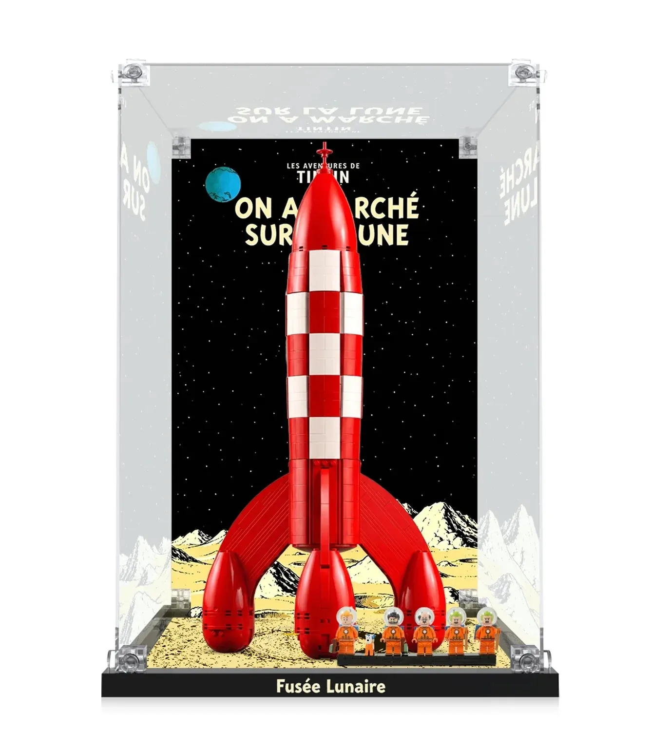 Eksponavimo dėžė LEGO® Ideas Tintin® Moon Rocket #21367 (prancūziška versija)