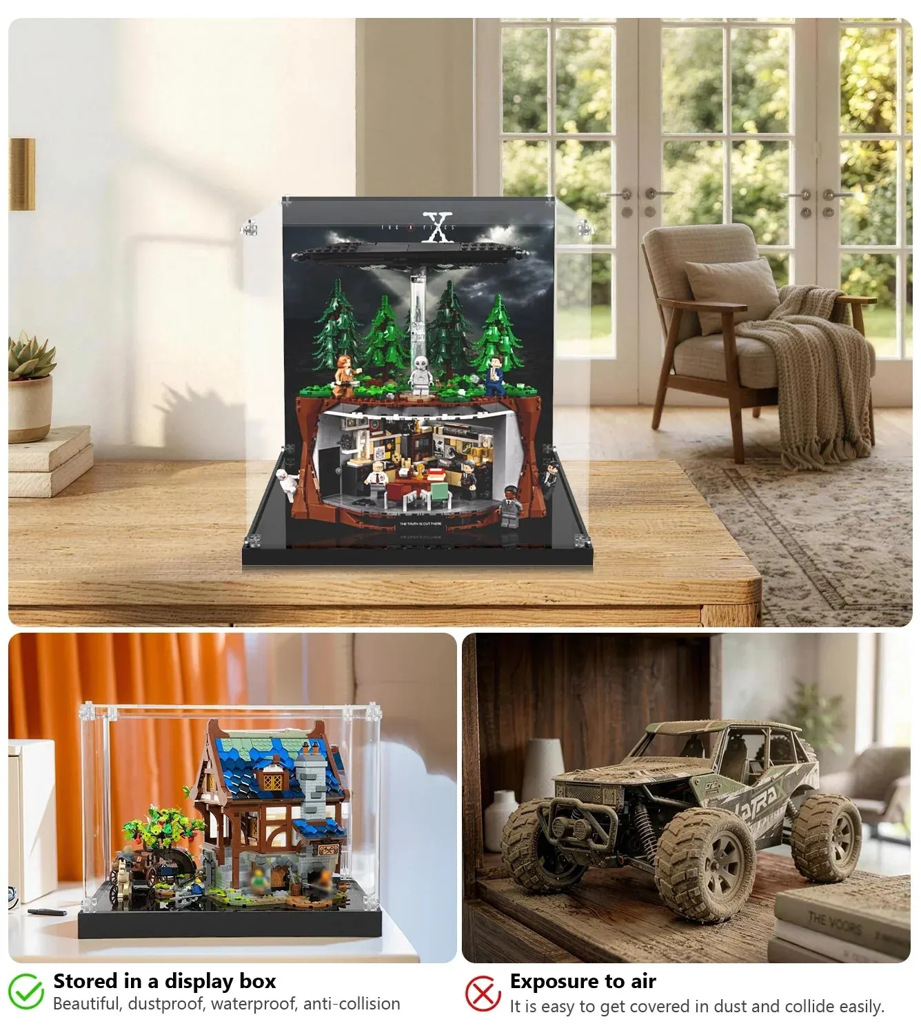 Vitrine für LEGO Ideas The X-Files 21369 — 9