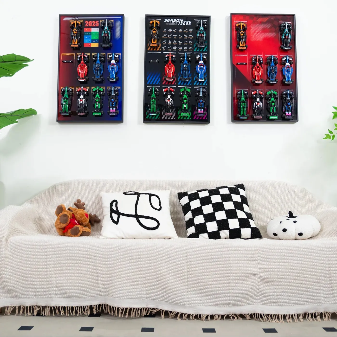 Display wall frame for LEGO Speed Champion series Full Collection — 27