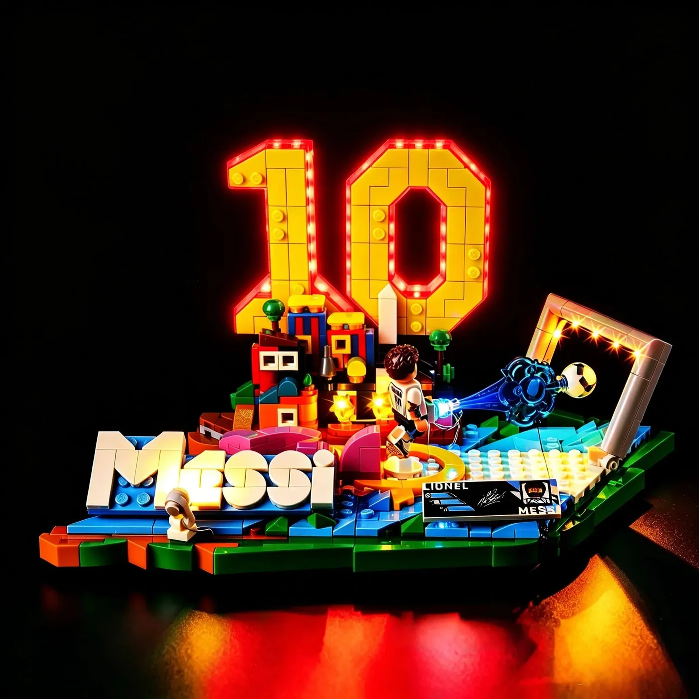 Premium Light Kit Compatible with LEGO® Editions Lionel Messi – Soccer Highlights 43011 — 6